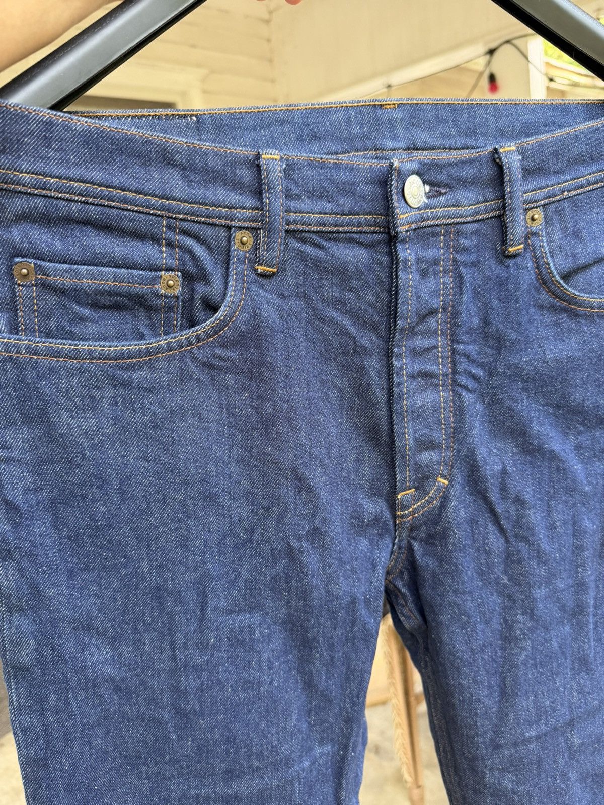 Acne Studios River Indigo Blue Denim Jeans Size US 33 - 4 Thumbnail