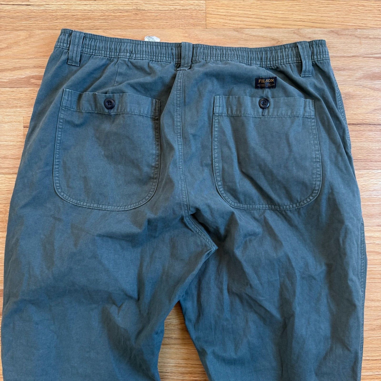 Filson Filson Oakville Canvas Drawstring Pants in Grey Oliv Size US 36 / EU 52 - 8 Thumbnail