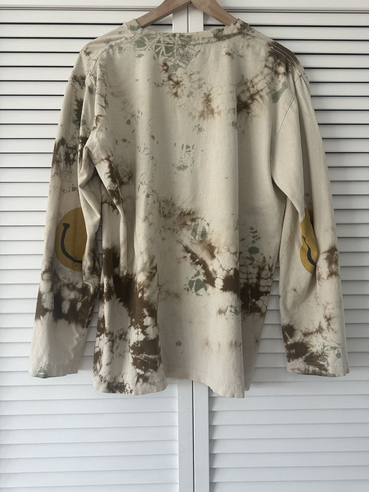 Kapital Kapital Jersey Smiley Patch Crew Long-sleeve, Ashbury Dye Size US M / EU 48-50 / 2 - 2 Thumbnail