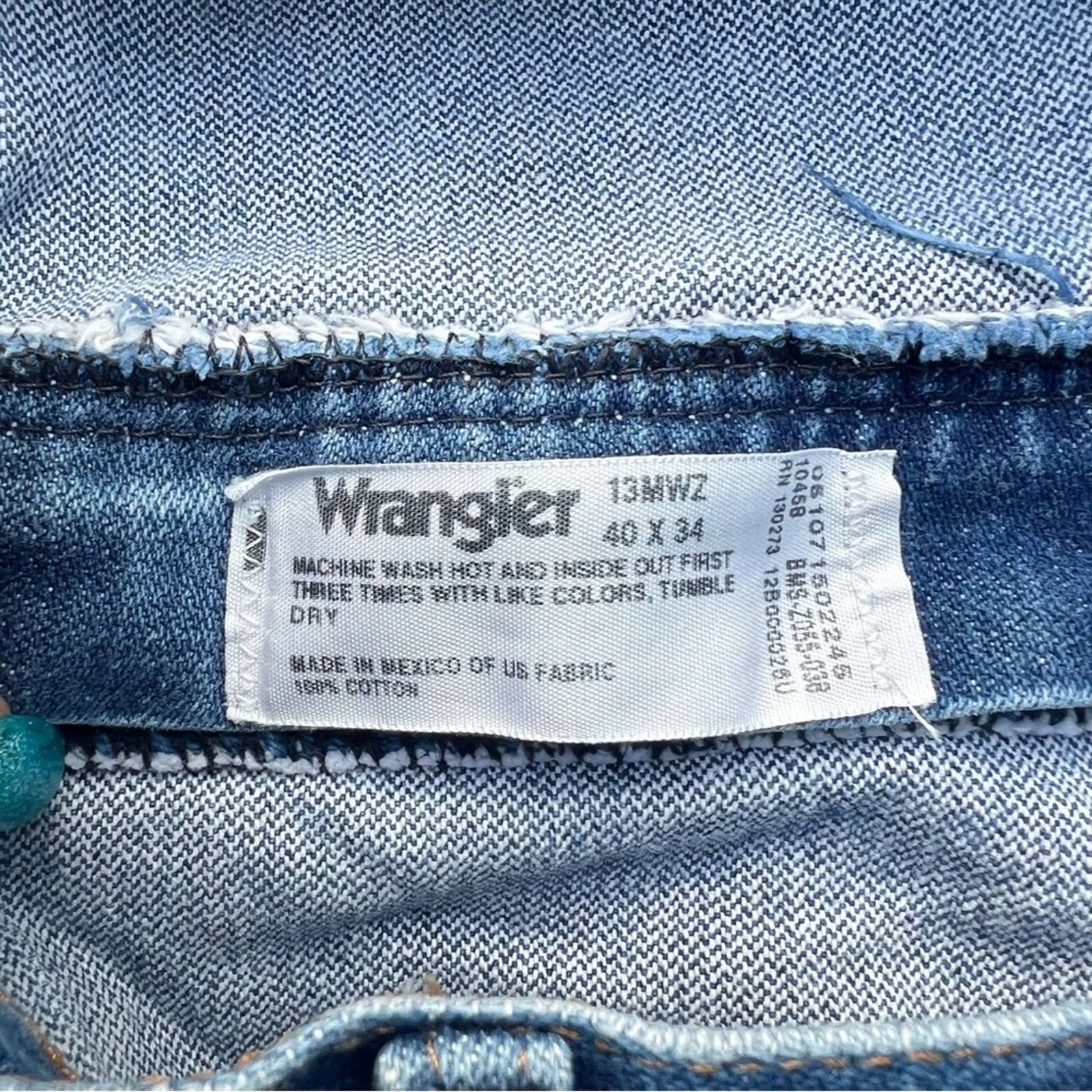 Wrangler Herenjeans 13MWZ, originele regular fit, rechte pijp, Breeze Hunter, 36W / 32L