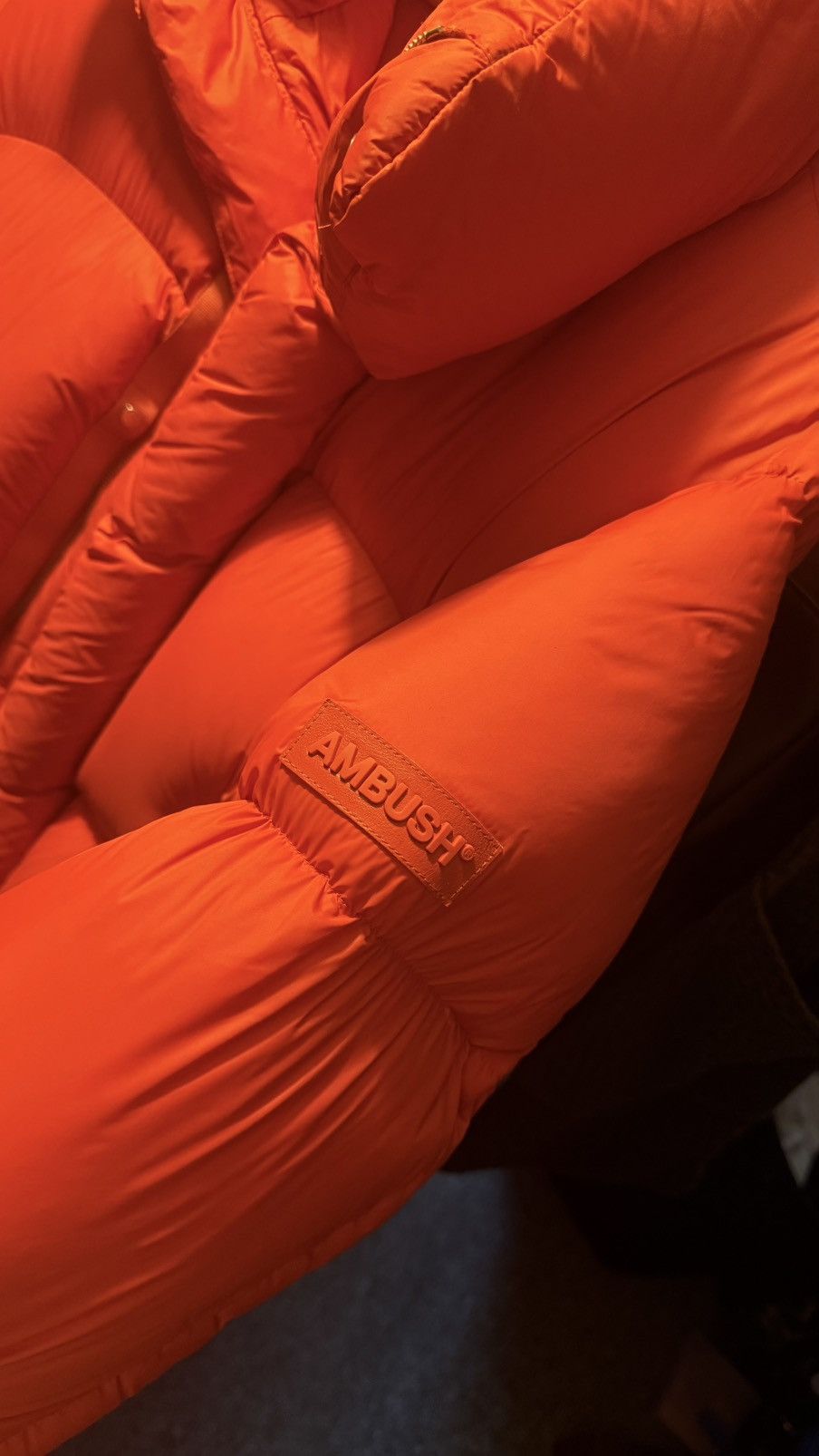 Ambush Design AMBUSH Oversized Down Jacket Red Orange Size US S / EU 44-46 / 1 - 6 Thumbnail