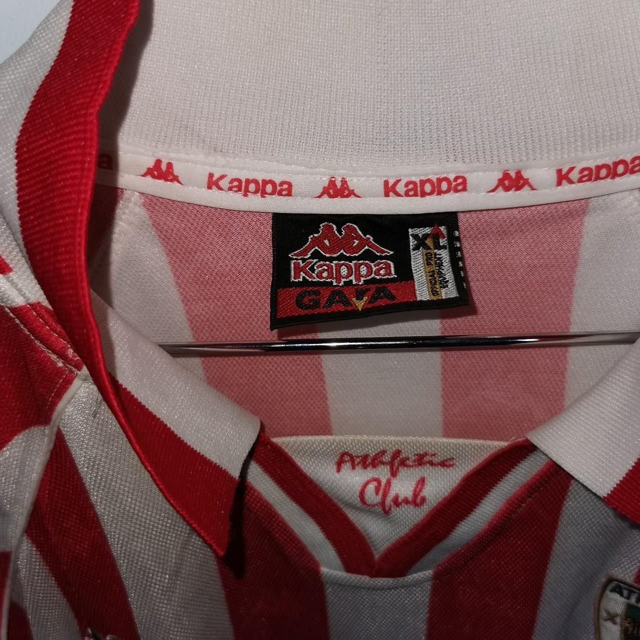 Kappa Athletic Club Bilbao Spain 1996 1997 1998 Home Shirt Jersey Size US XL / EU 56 / 4 - 4 Thumbnail
