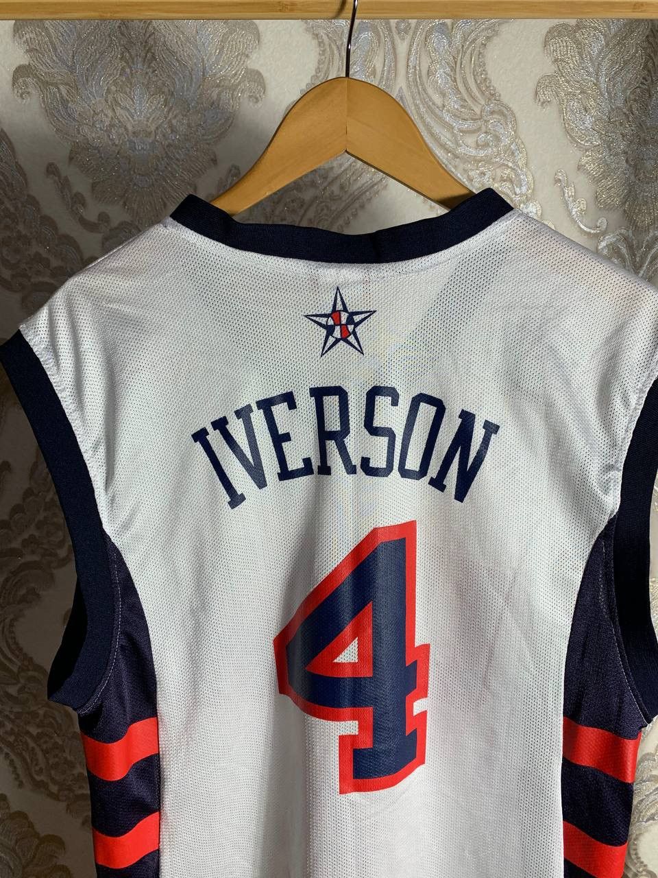 Reebok × Vintage VERY RARE REEBOK USA IVERSON 4 NBA JERSEY BLOKECORE Y2k 90s Size US S / EU 44-46 / 1 - 8 Thumbnail