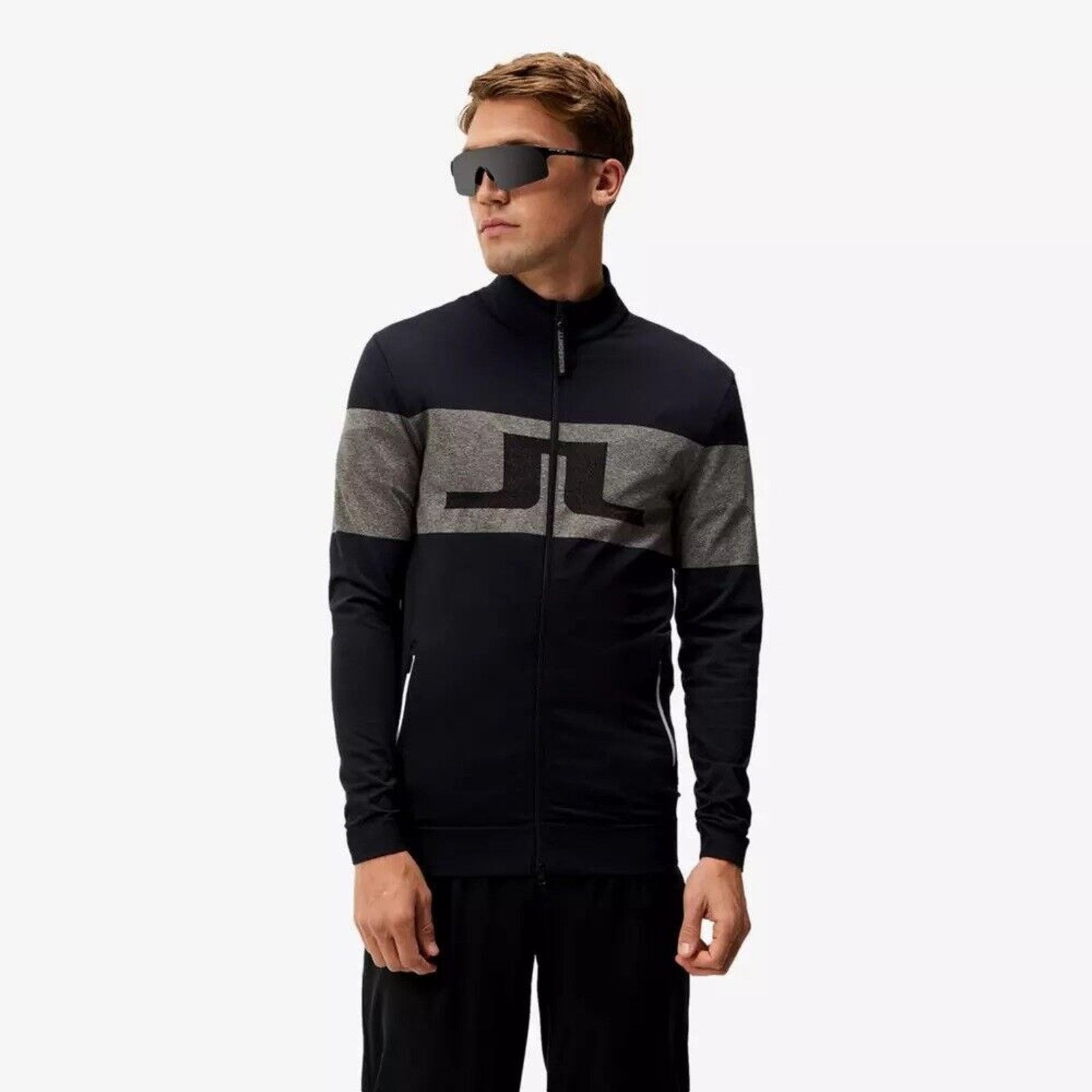 J.Lindeberg J. Lindeberg Men's Bridge Seamless Full Zip Mid Layer Size US L / EU 52-54 / 3 - 3 Thumbnail
