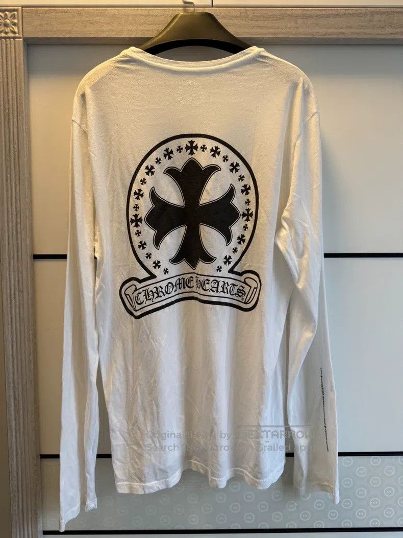 Chrome Hearts CHROME HEARTS Size XL Cross scroll printing long sleeve Size US XL / EU 56 / 4 - 2 Thumbnail