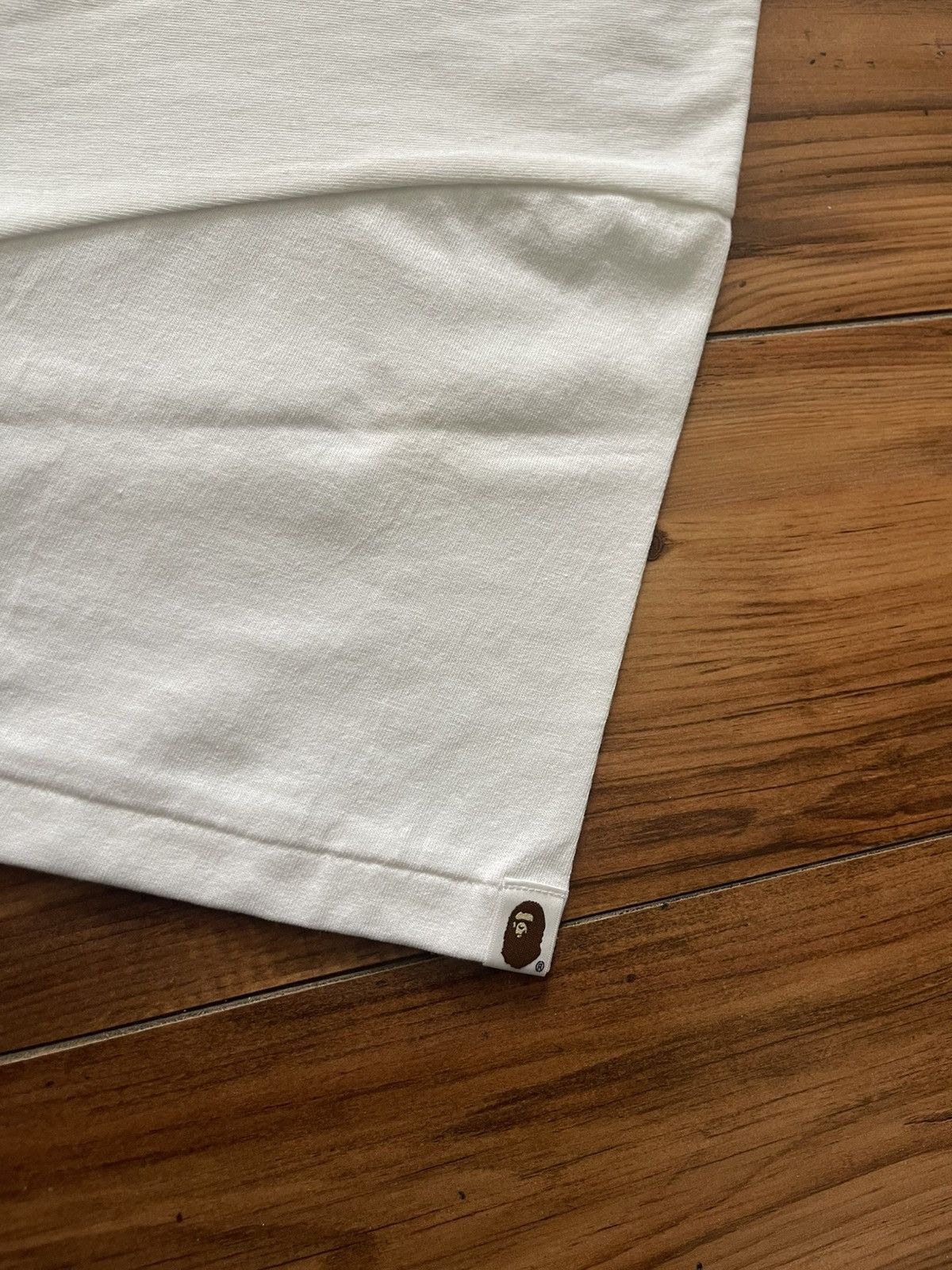 Bape BAPE By Bathing APE Big Face White Tee Size US L / EU 52-54 / 3 - 6 Thumbnail