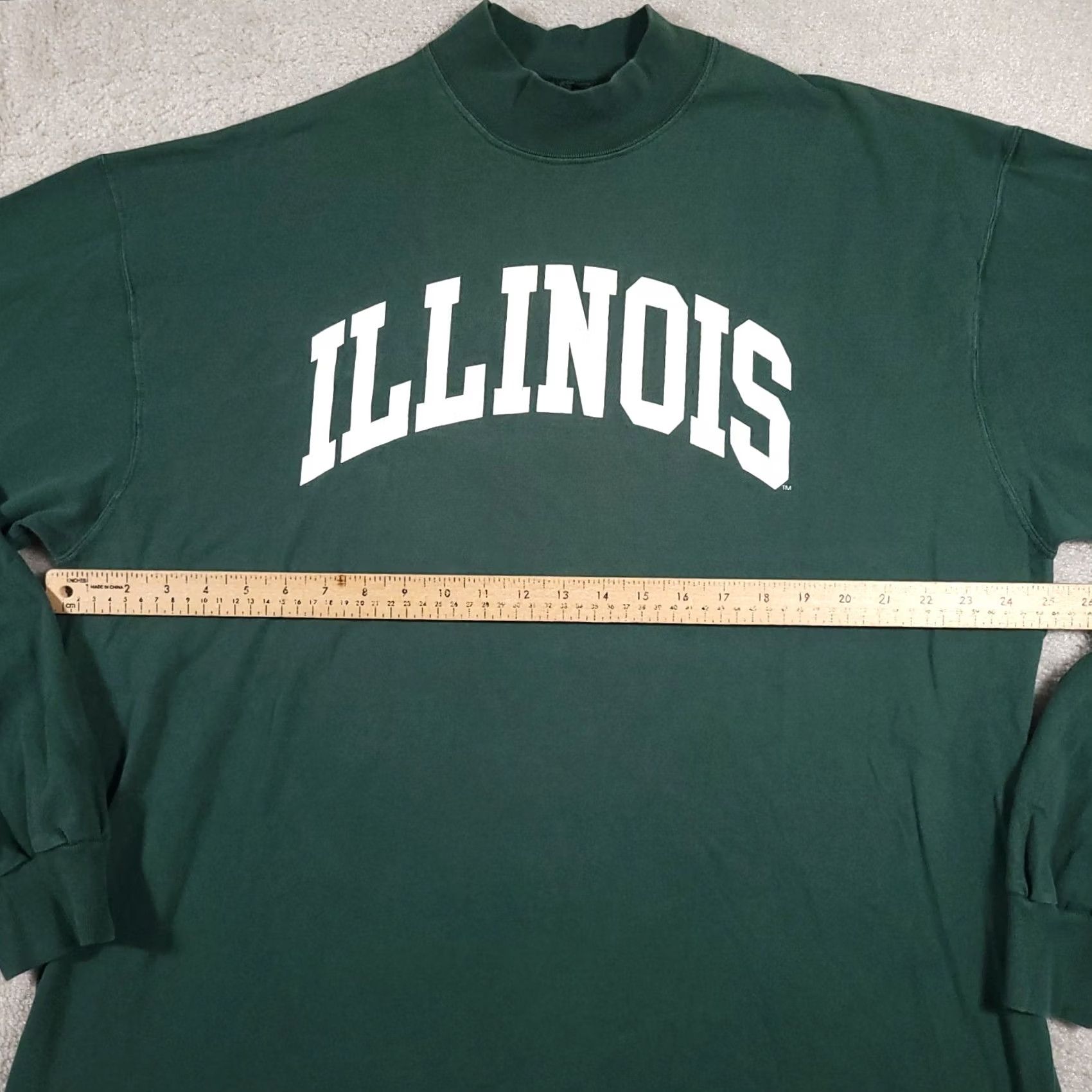 Soffe VINTAGE Soffe's Choice Long Sleeve Shirt Mens 2XL Green Illinois Graphic Tee USA ShirtMens 2XL Green Illinois Graphic Tee 90s Mens Size US XXL / EU 58 / 5 - 5 Thumbnail