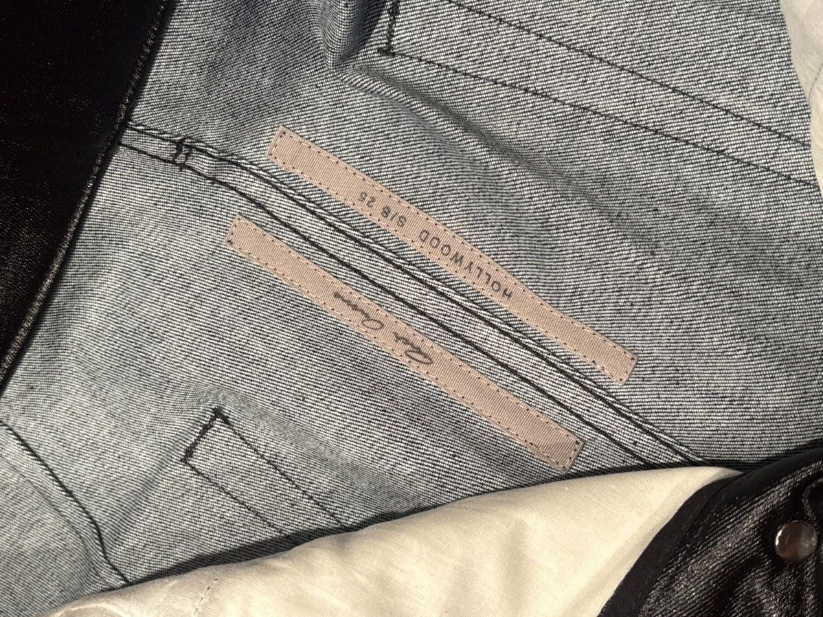 Rick Owens Rick Owens GETH Cut waxed denim Hollywood SS//25 Size US 31 - 4 Thumbnail