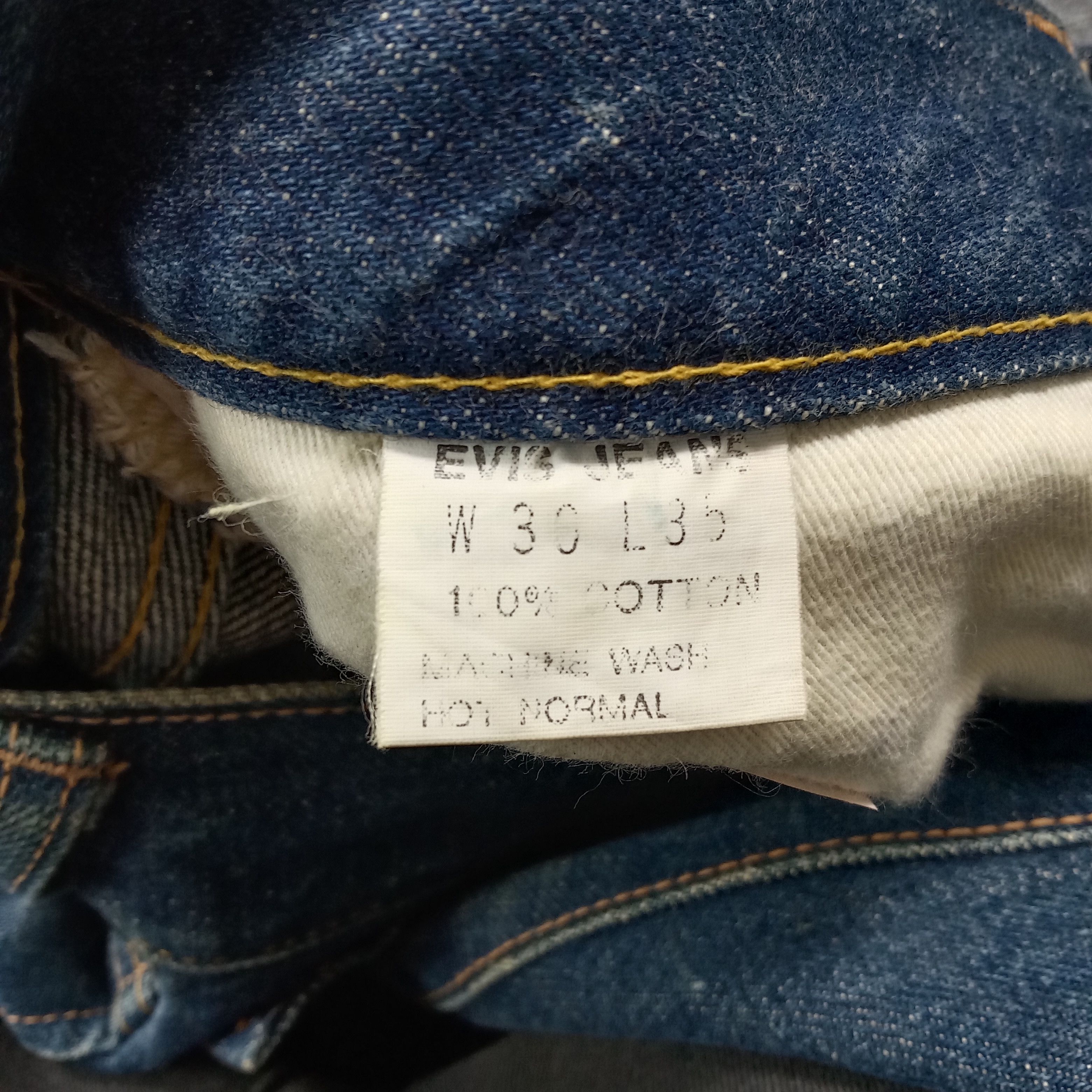 Evisu EVIS Japanese Selvedge Custom Diacock Jeans C280N32 Size US 29 - 14 Thumbnail