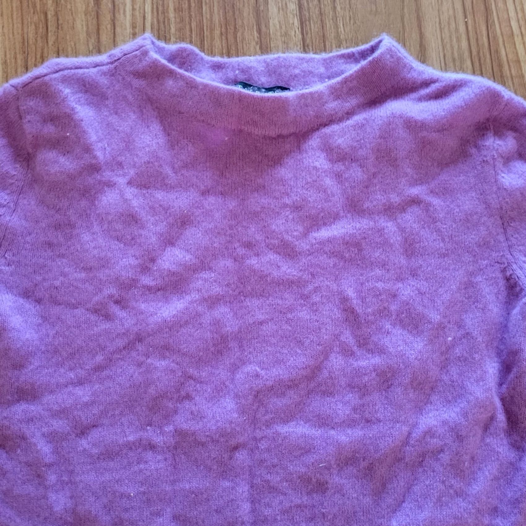 Talbots Talbots Shirt Womens XS Purple Sweater Top Women Cashmere High Neck Basic Casual Office Size XS / US 0-2 / IT 36-38 - 3 Thumbnail