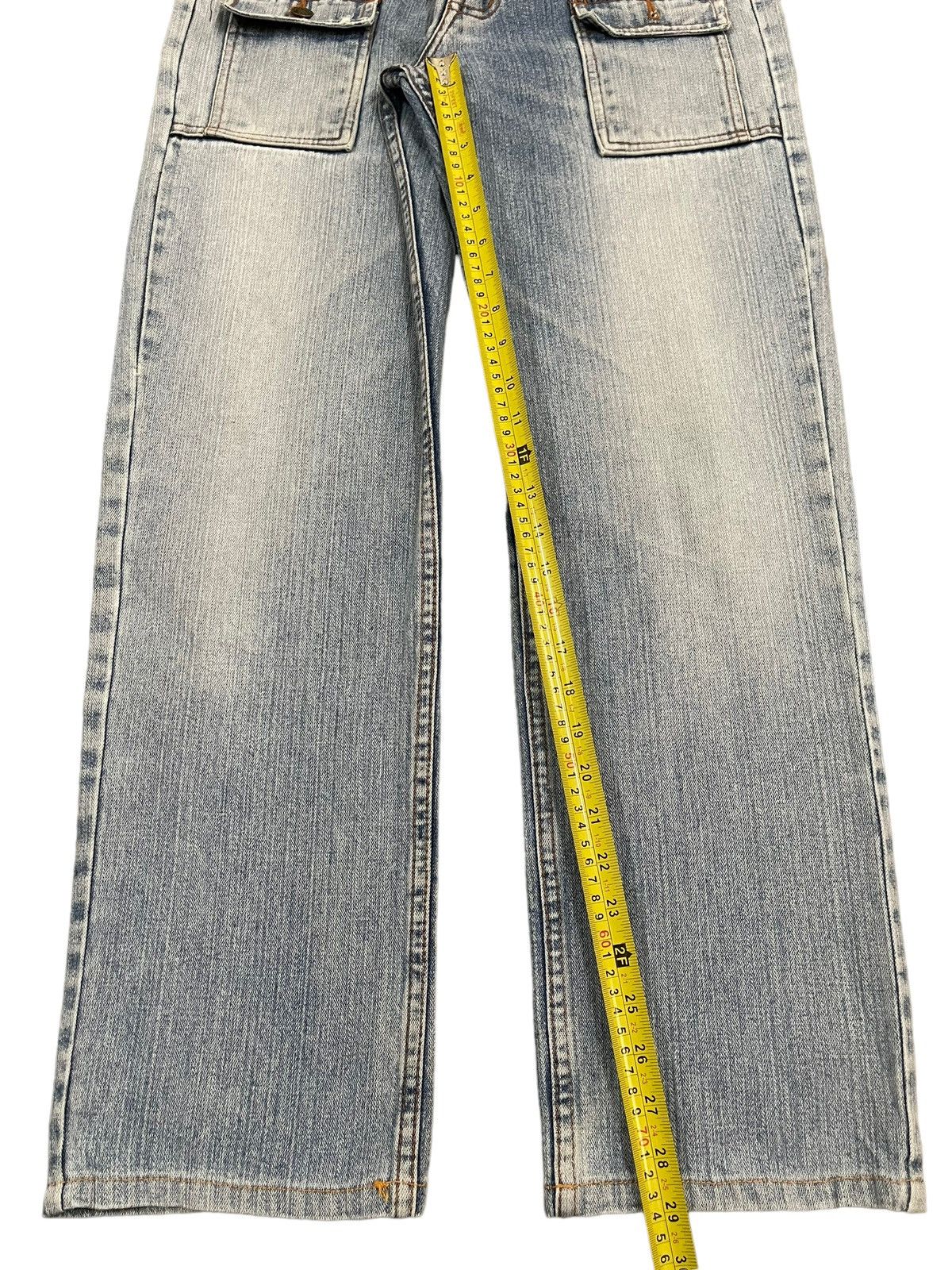 Hysteric Glamour Vintage Japanese Nylaus Bush Pants Style Blue Wash Jeans Size US 30 / EU 46 - 12 Thumbnail