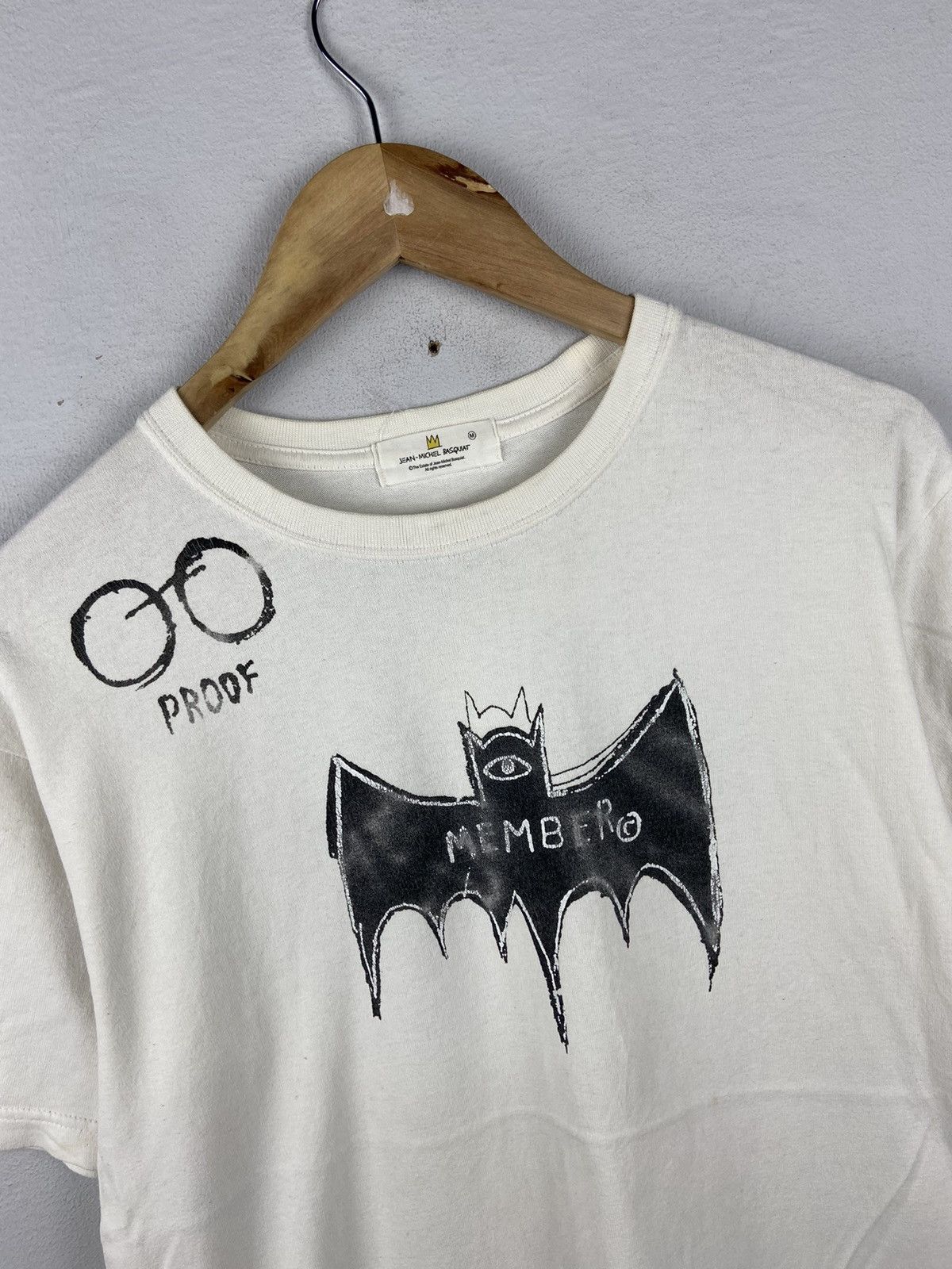 Jean-Michel Basquiat × Uniqlo × Vintage JMB Proof Members Rare Tee Size US M / EU 48-50 / 2 - 4 Thumbnail