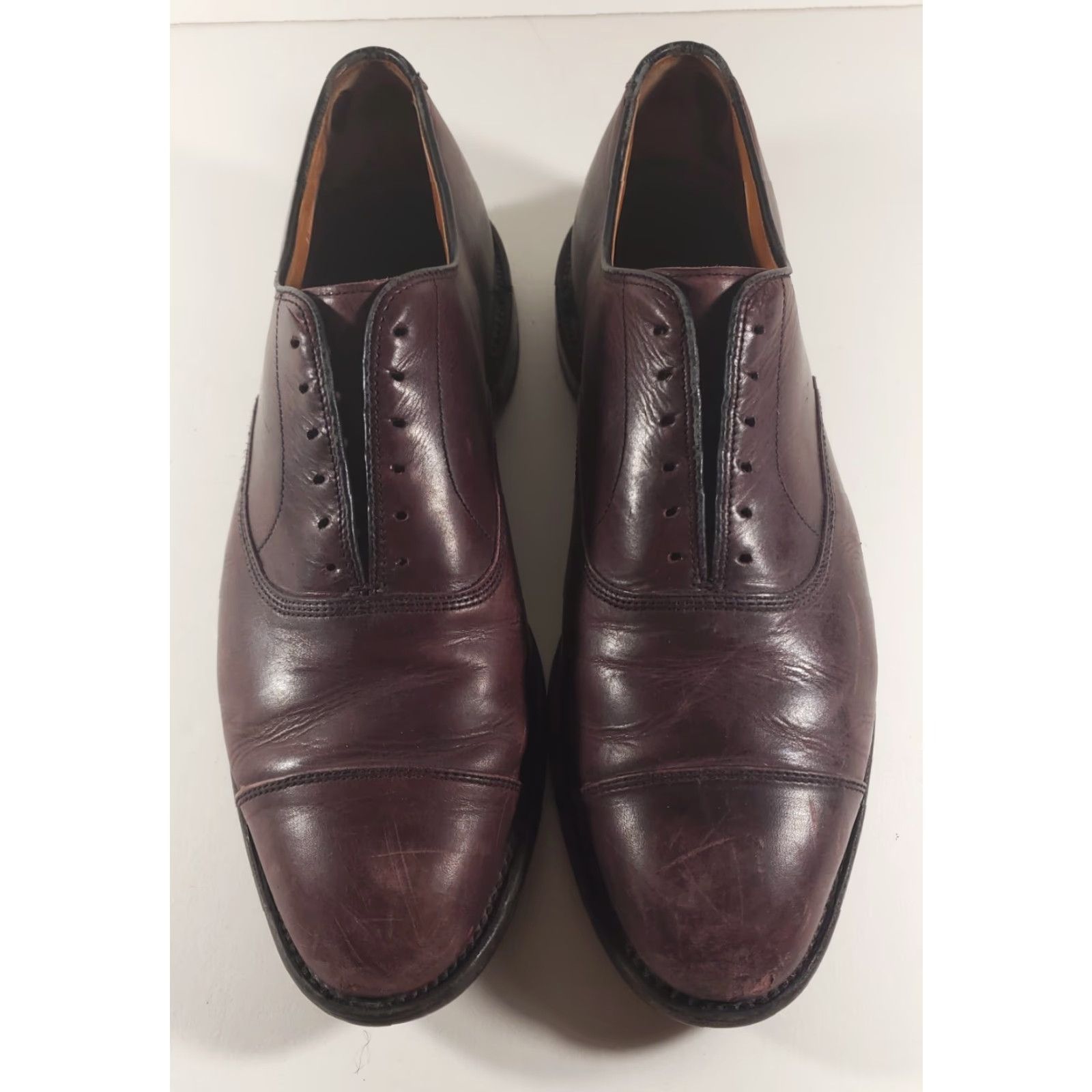 Allen Edmonds Allen Edmonds Park Avenue Cap-toe Oxford Dress Shoe Dark Chili Calfskin 11.5 D Mens Shoes Brown Oxford Cap Toe Dress Shoe Park Avenue 11.5 D Mens Size US L / EU 52-54 / 3 - 2 Thumbnail