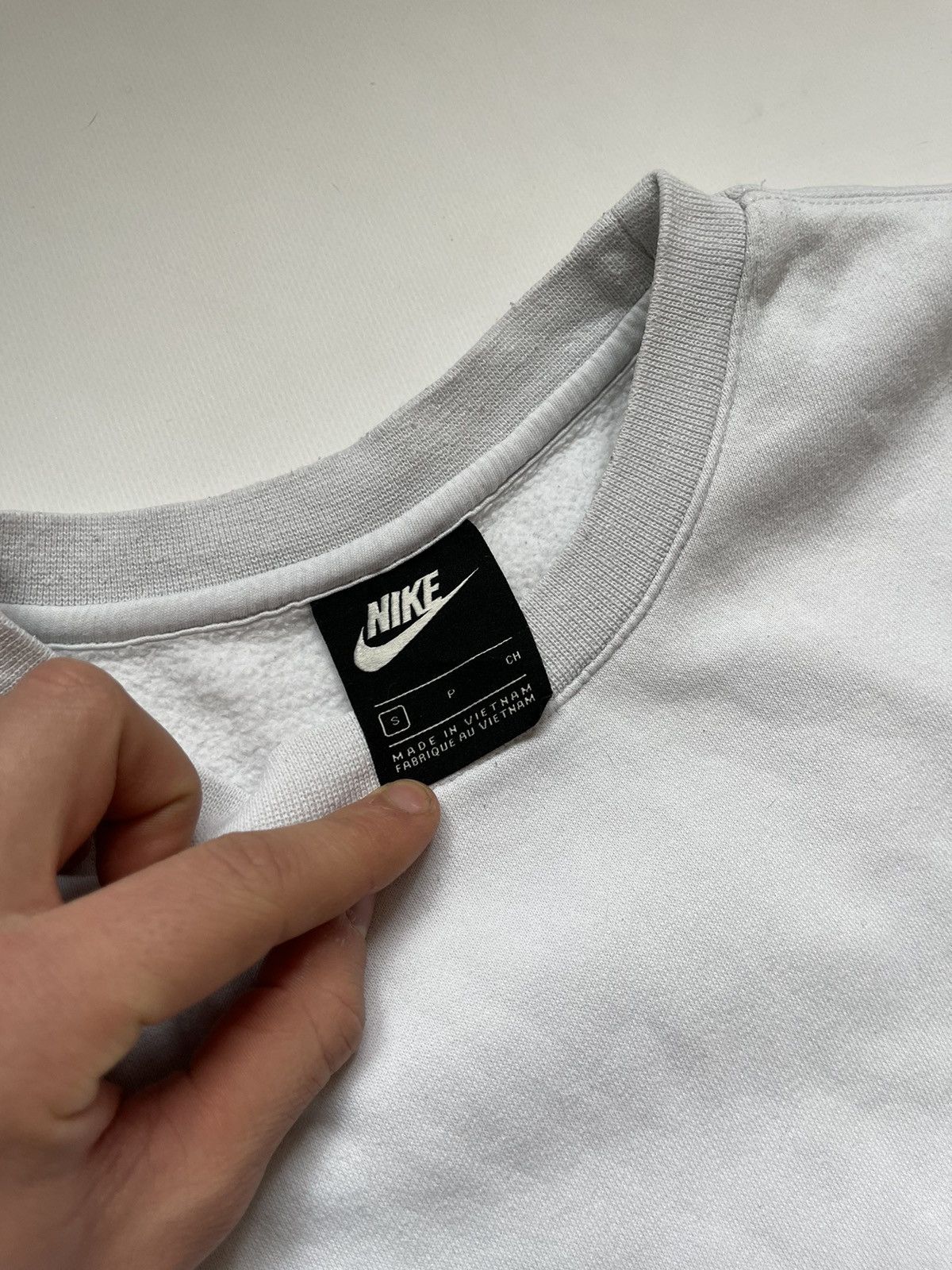 Nike × Vintage Vintage Nike Sweatshirt Y2K Style Swoosh Size US S / EU 44-46 / 1 - 8 Thumbnail