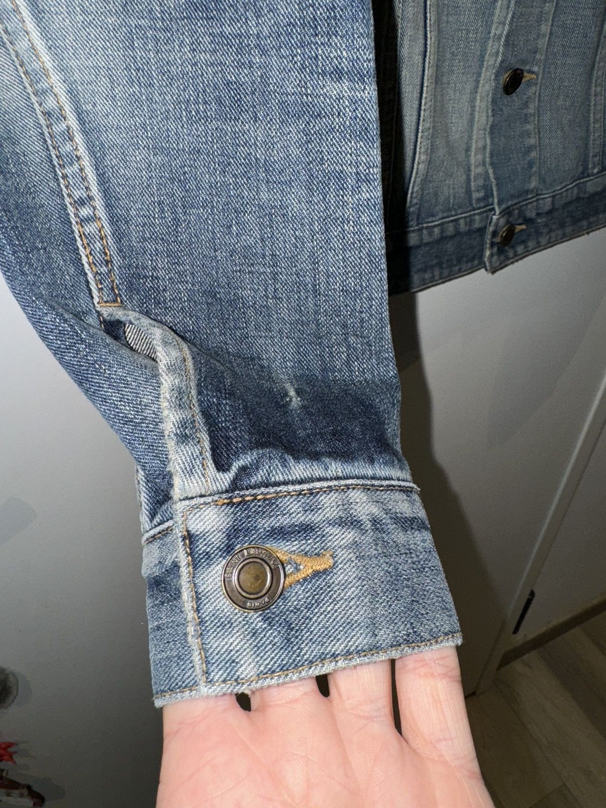 Saint Laurent Paris Saint Laurent Paris Denim Jacket “Sweet Dreams” Size US M / EU 48-50 / 2 - 3 Thumbnail