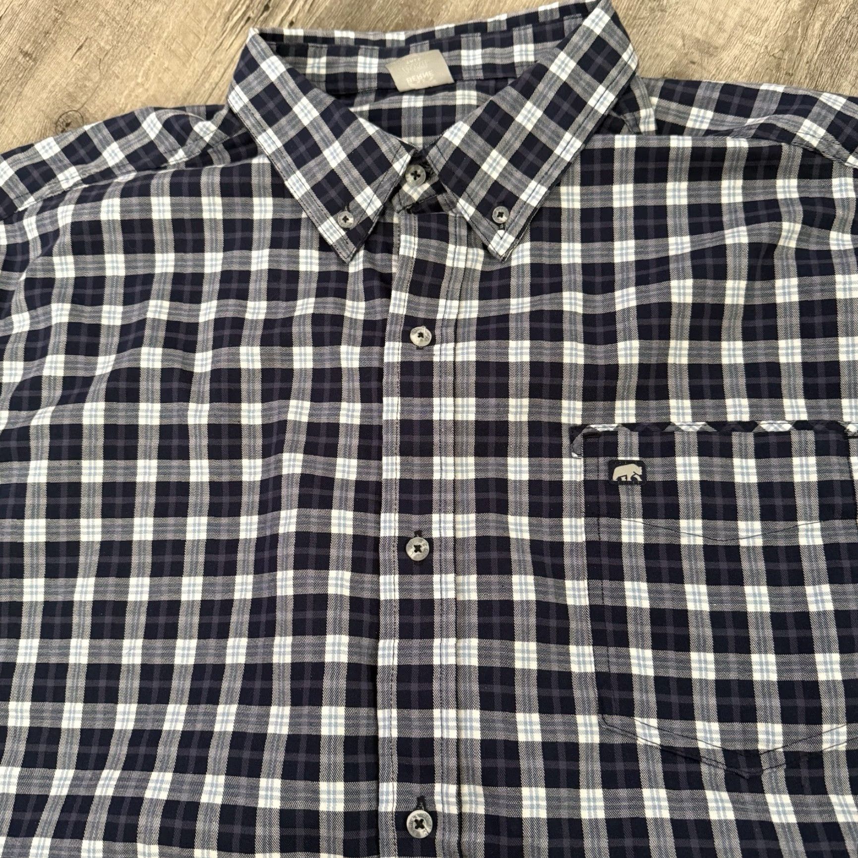 Vintage Berne Shirt Mens 4XLT Button-Up Plaid Blue Cotton Blend Workwear Tunic? Size US XXL / EU 58 / 5 - 6 Thumbnail