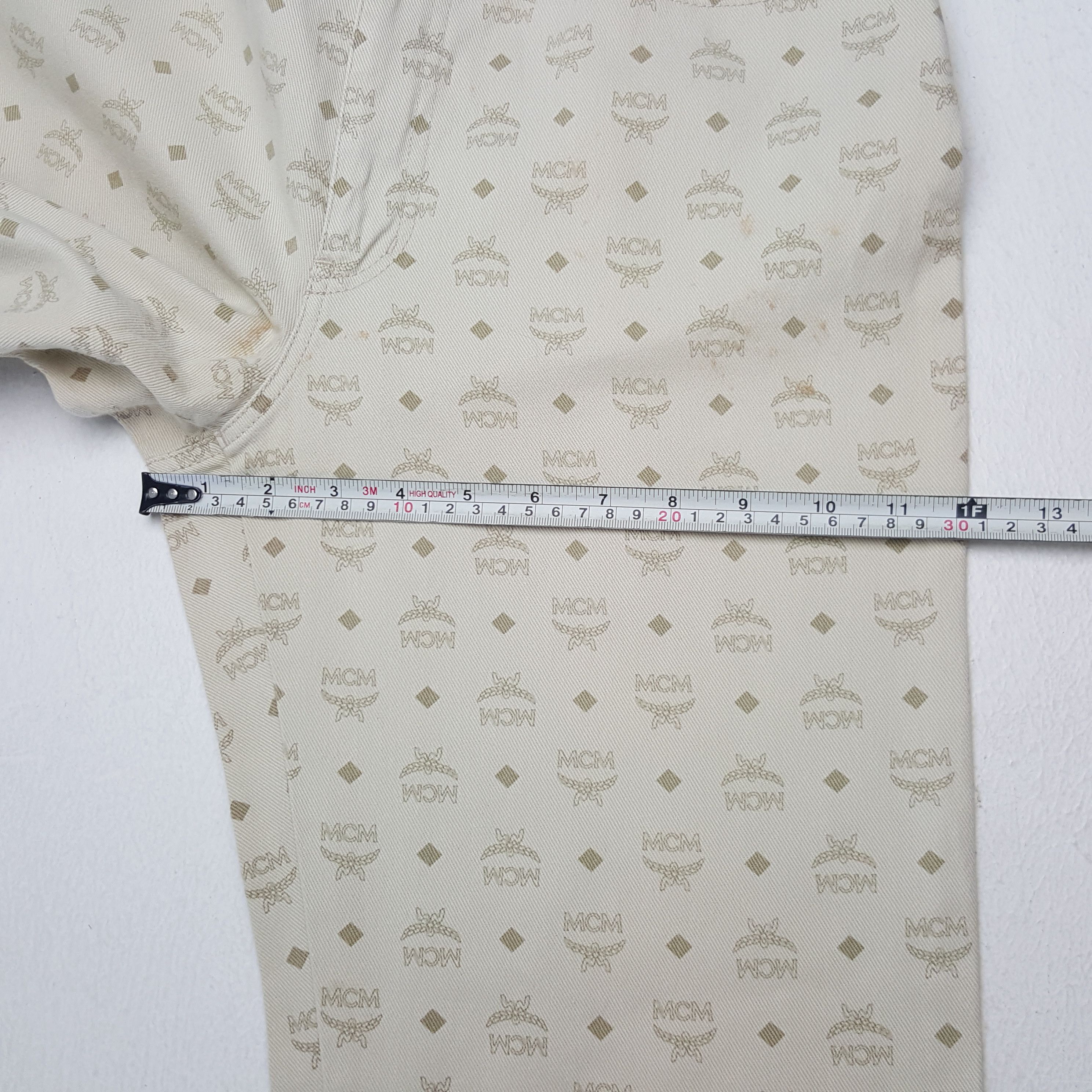 MCM × Vintage Vintage MCM Legere Monogram Pants Size US 29 - 9 Thumbnail