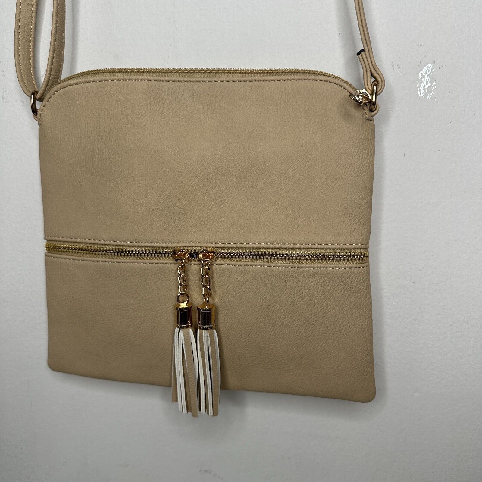 Other Desert Sand Crossbody Bag Tassel Striped Interior Strap Size ONE SIZE - 16 Thumbnail