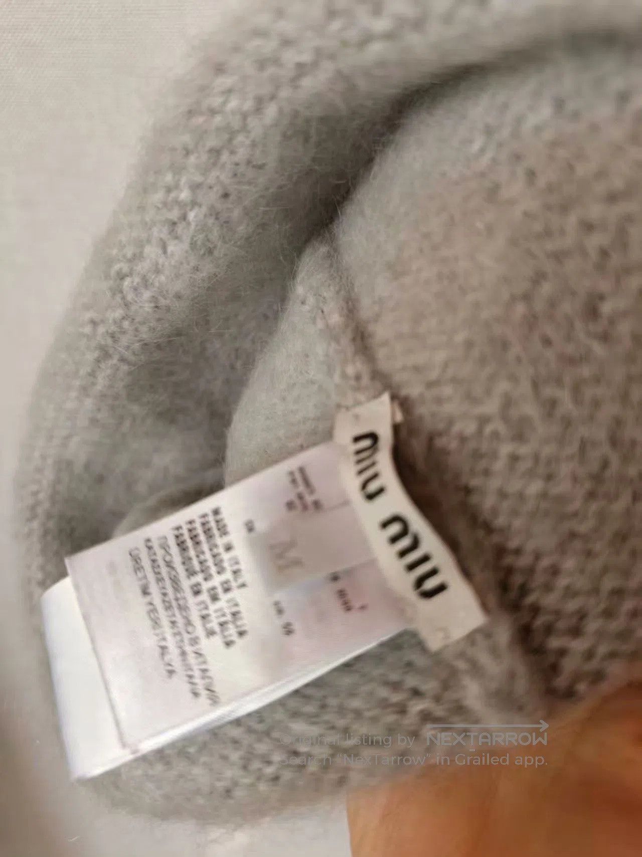 Miu Miu Miu Miu Knit Beanie Hat. Size ONE SIZE - 2 Thumbnail