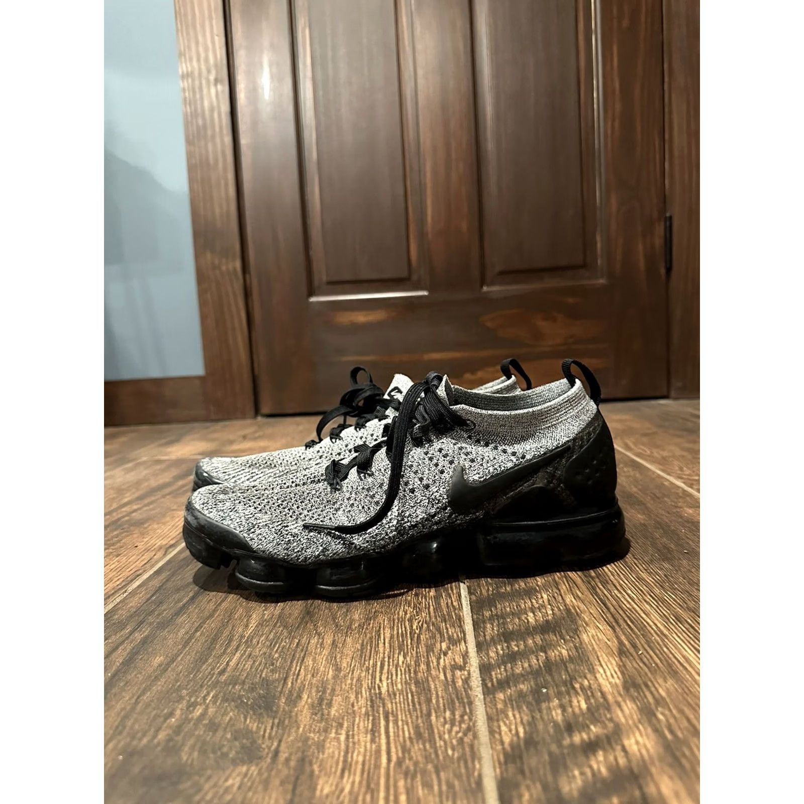 Nike Nike Air VaporMax Flyknit Sneakers Men Black 2018 8.5 VaporMax Flyknit 2 Cookies and Cream Size 8.5 US 42 EU 7.5 UK Vintage No Size US 8 / EU 41 - 2 Thumbnail