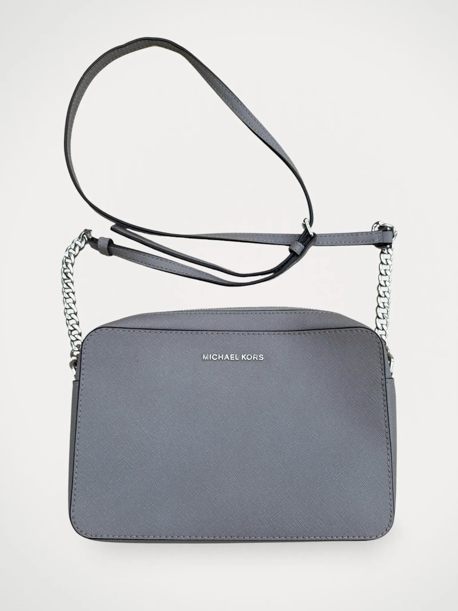 Michael Kors Crossover Crossbody Bag in Grey, Women's