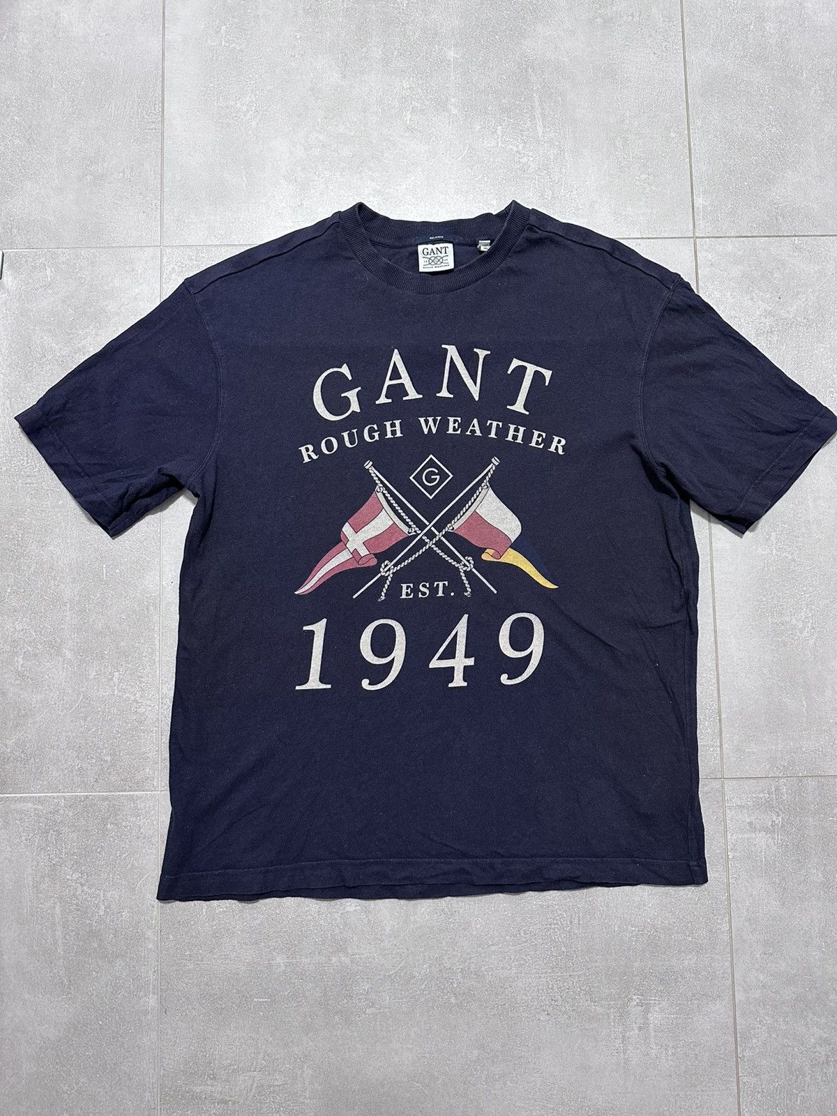 Designer × Gant Gant Rough Weather T Shirt Cotton 1949 Size US L / EU 52-54 / 3 - 1 Thumbnail