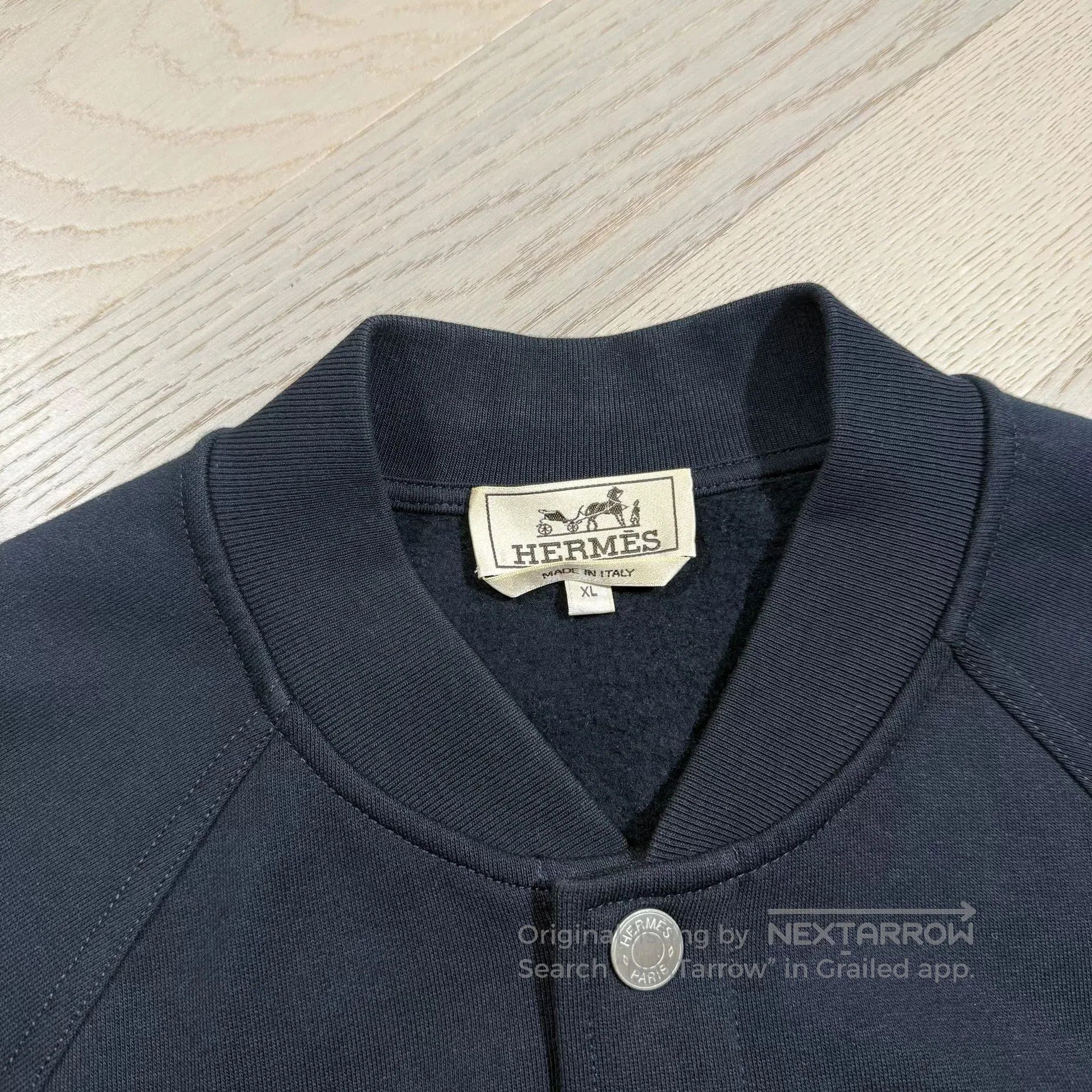 Visvim Hermès 'Metallerie au Carre' Baseball Jacket. Size US XL / EU 56 / 4 - 4 Thumbnail