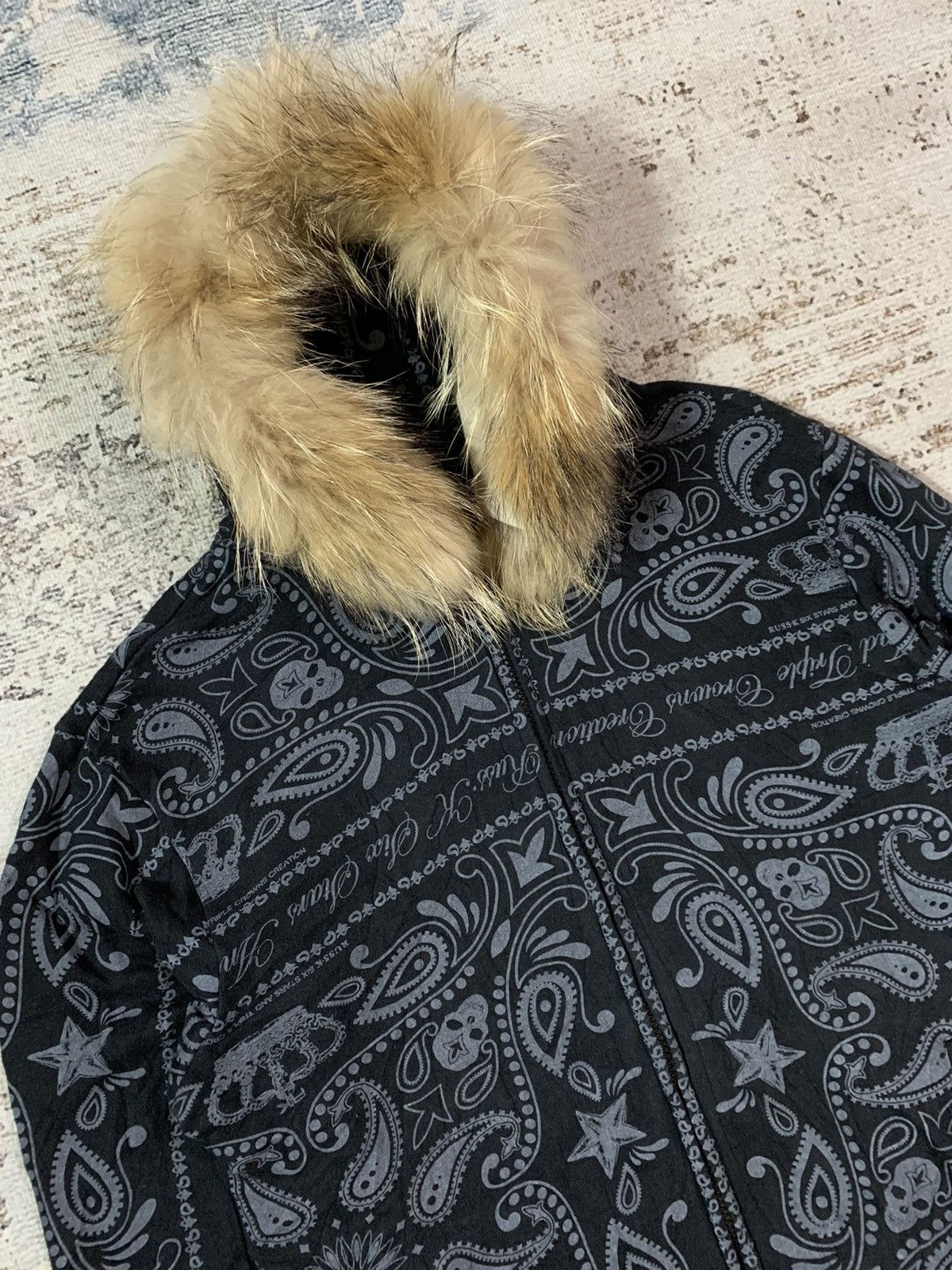 If Six Was Nine × Japanese Brand × Le Grande Bleu (L.G.B.) Japanese Undefined Zip Fur Hoodie Ifsixwasnine Lgb Style Size US L / EU 52-54 / 3 - 3 Thumbnail