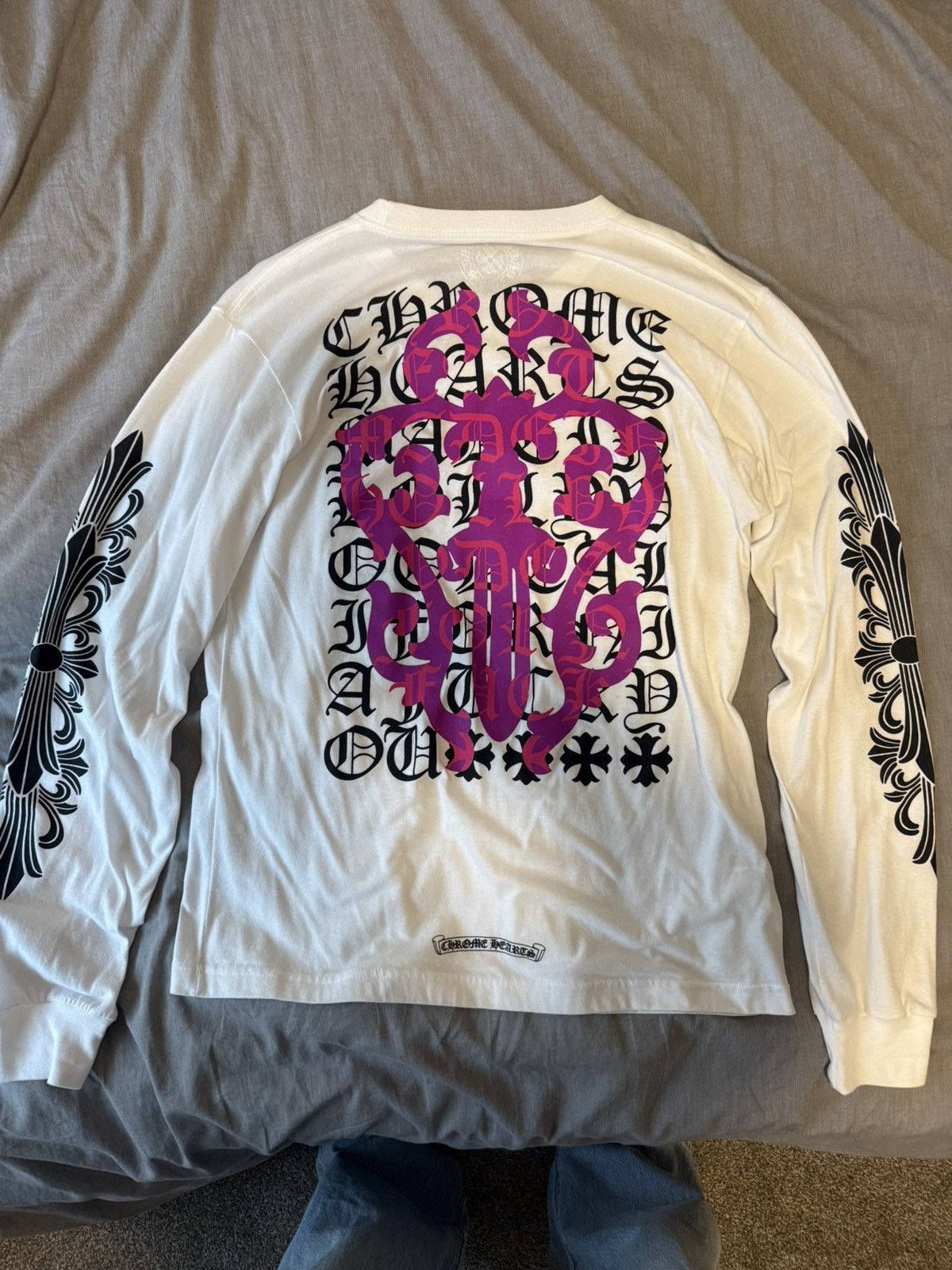 Chrome Hearts Chrome Hearts Eye Chart Dagger Longsleeve T-shirt Size US M / EU 48-50 / 2 - 3 Thumbnail