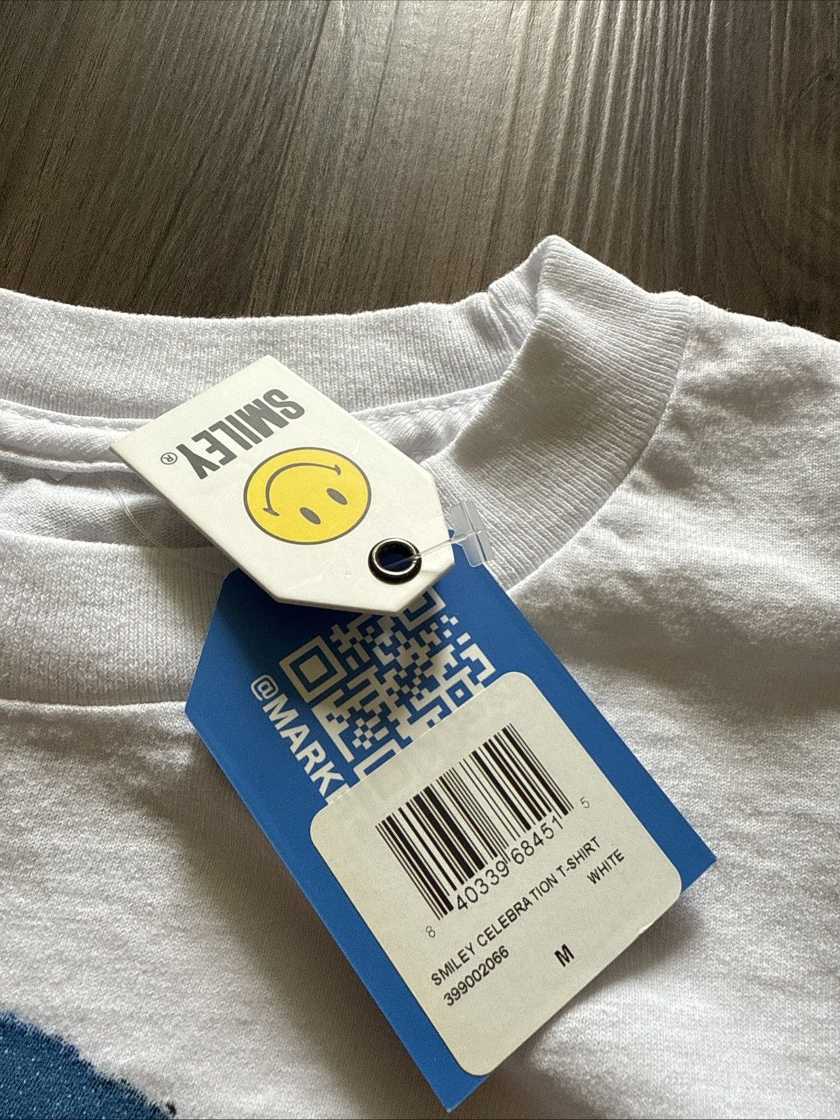 Market MARKET x Smiley Celebration T-Shirt White M Blue Balloon Size US M / EU 48-50 / 2 - 3 Thumbnail