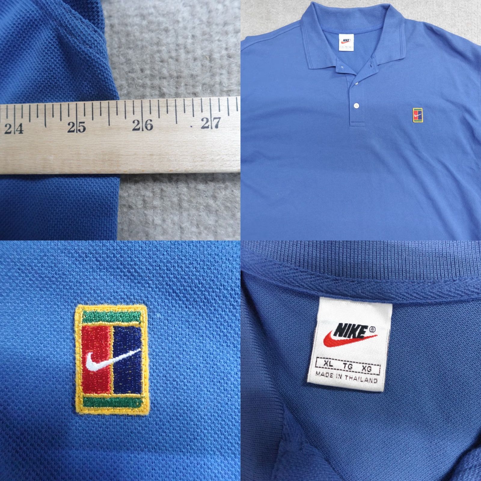 Nike VINTAGE Nike Polo Shirt 2XL Blue Solid Short Sleeve Nike Golf Dri-Fit Men Size US XXL / EU 58 / 5 - 8 Thumbnail