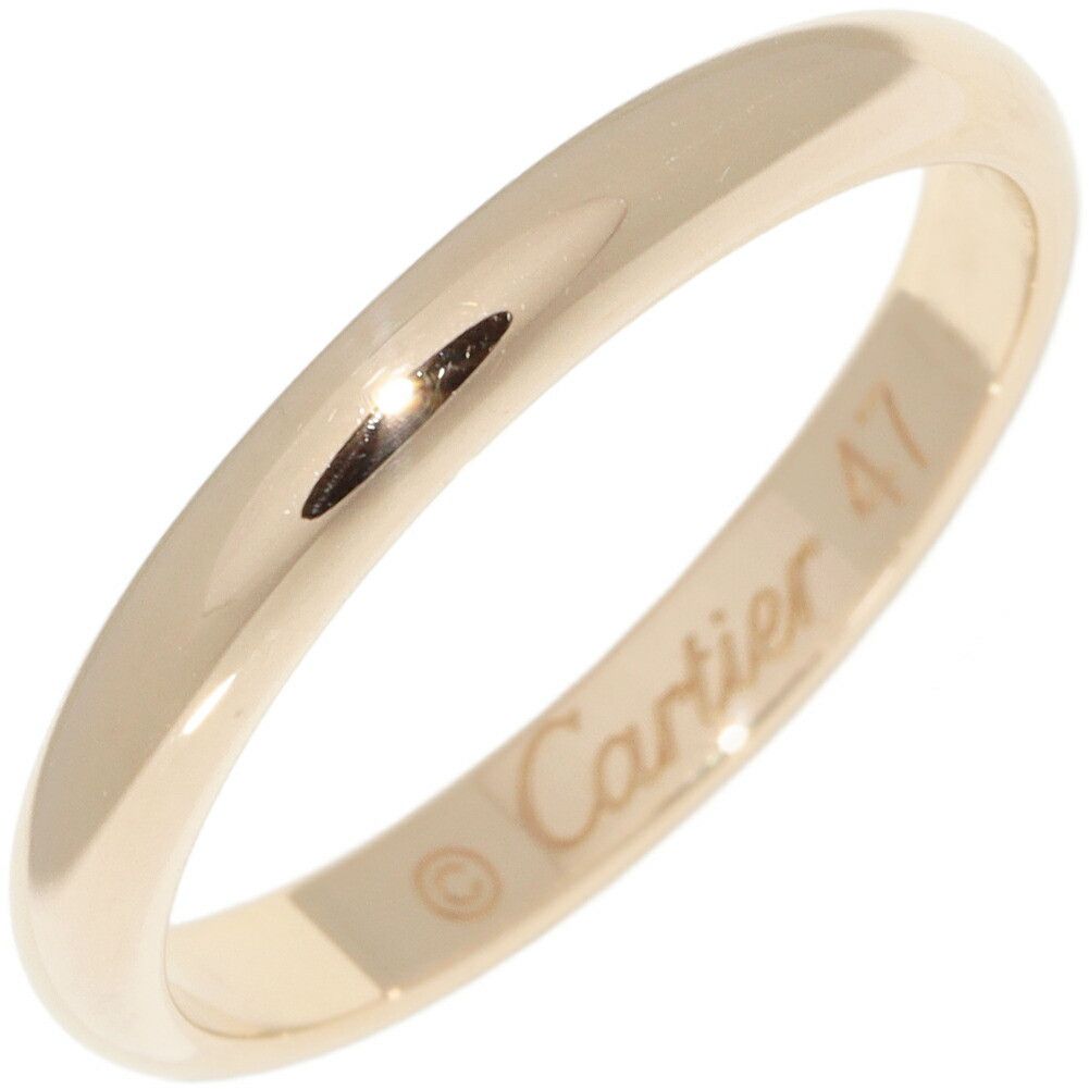 Cartier Cartier Cartier 1895 Wedding Ring Au750 Ring Size 47 Precious Metal Ring B40023 DUTY FREE for USA Size ONE SIZE - 1 Thumbnail