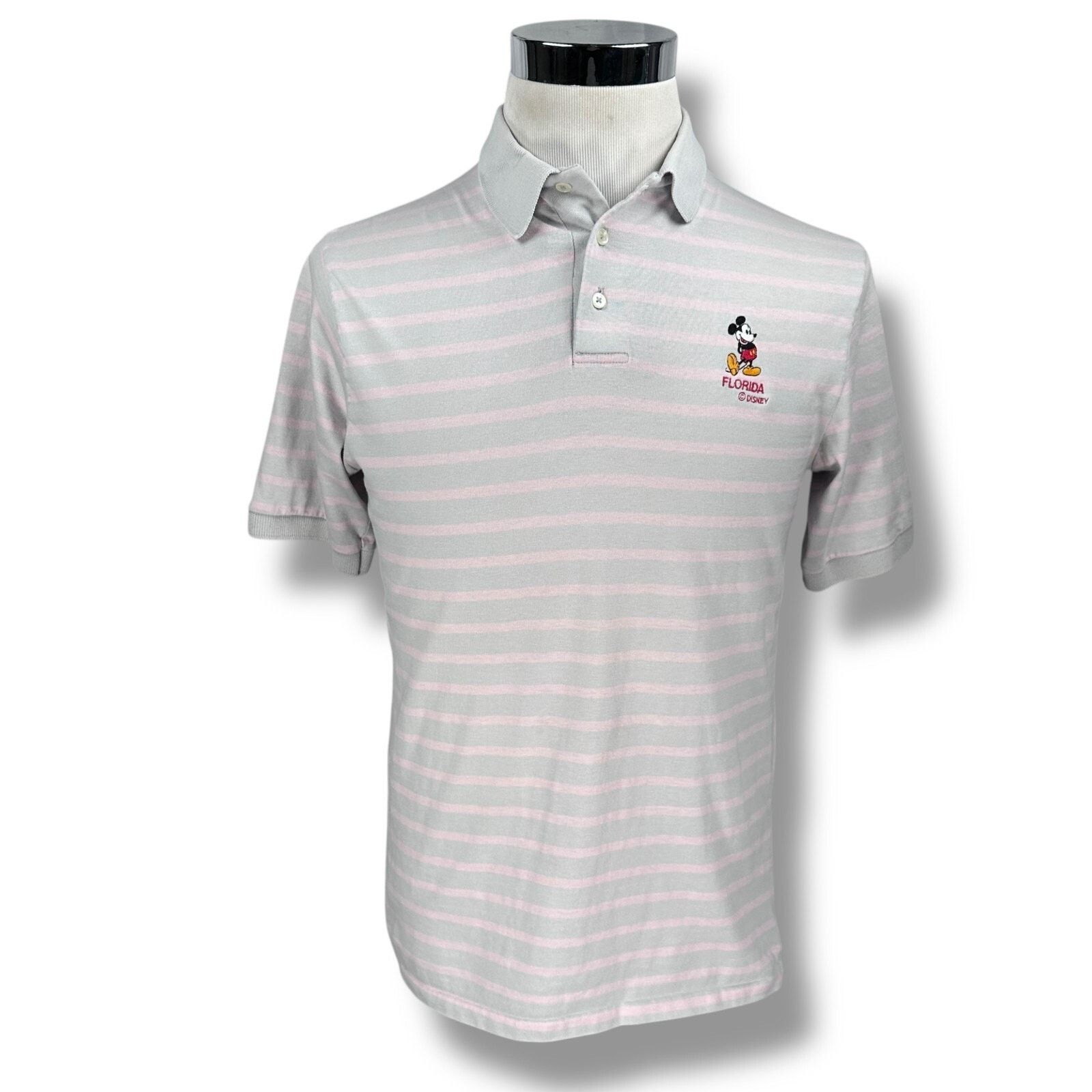 Velva Sheen Vintage Velva Sheen Disney Mickey Polo Shirt Men’s L Gray Size US L / EU 52-54 / 3 - 1 Thumbnail