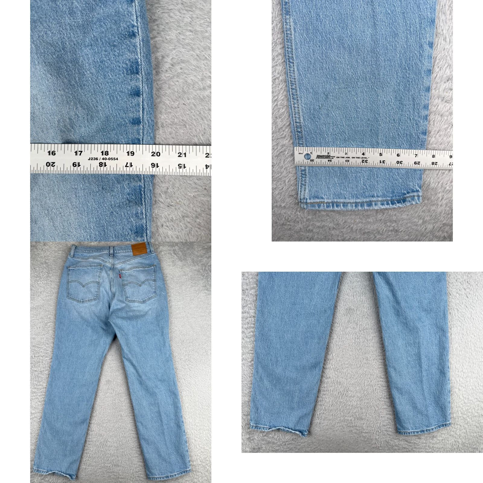 Levi's Levis Jeans Women 31 Blue Denim Wedgie Fit Levi's 70s High Straight 31x29 Vintage: No Distressed Stretch 5-Pocket Regular Size 24" / US 00 / IT 34 - 10 Thumbnail