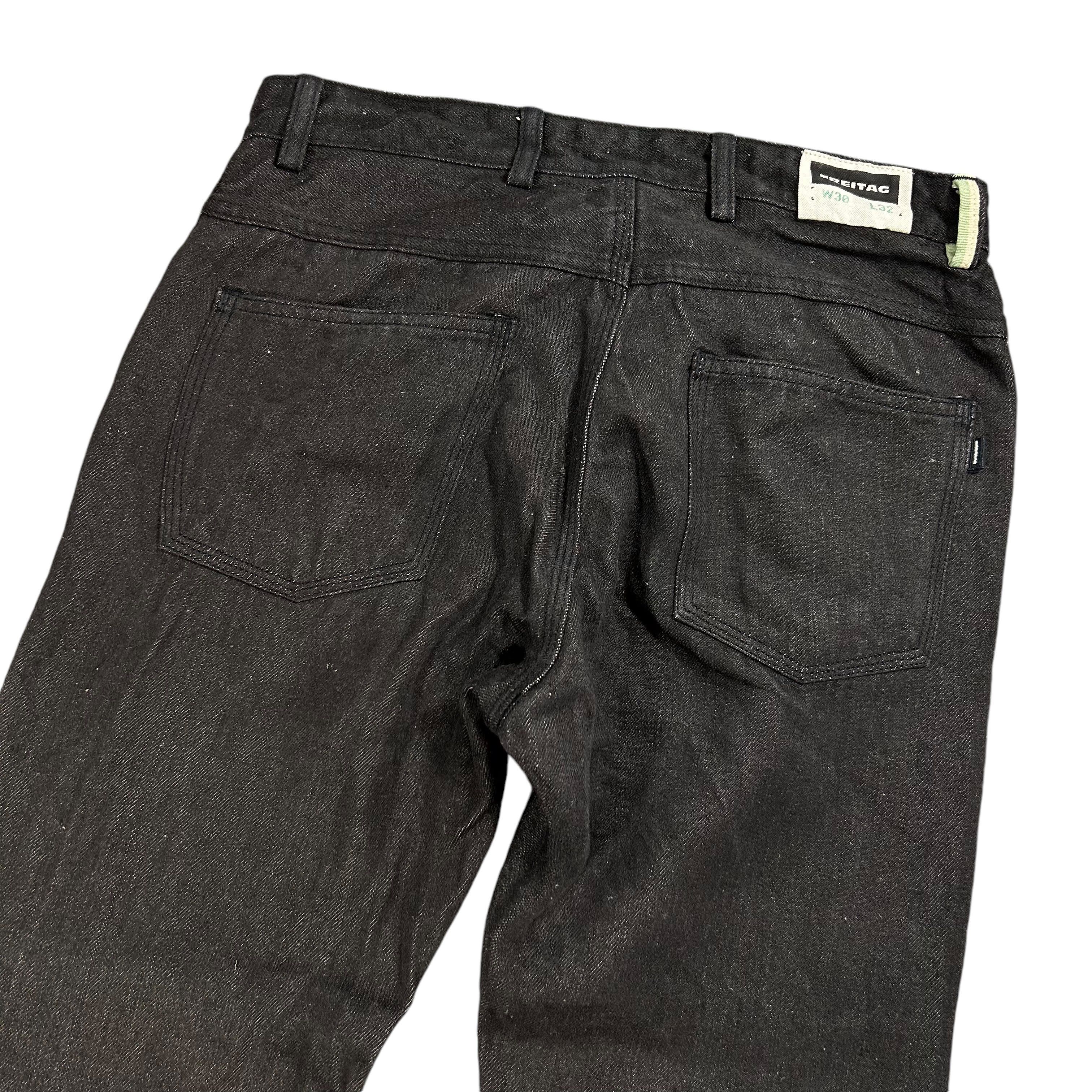Freitag Freitag E500 Denim Linen Hemp Black Jeans W30L32 Size US 30 / EU 46 - 4 Thumbnail