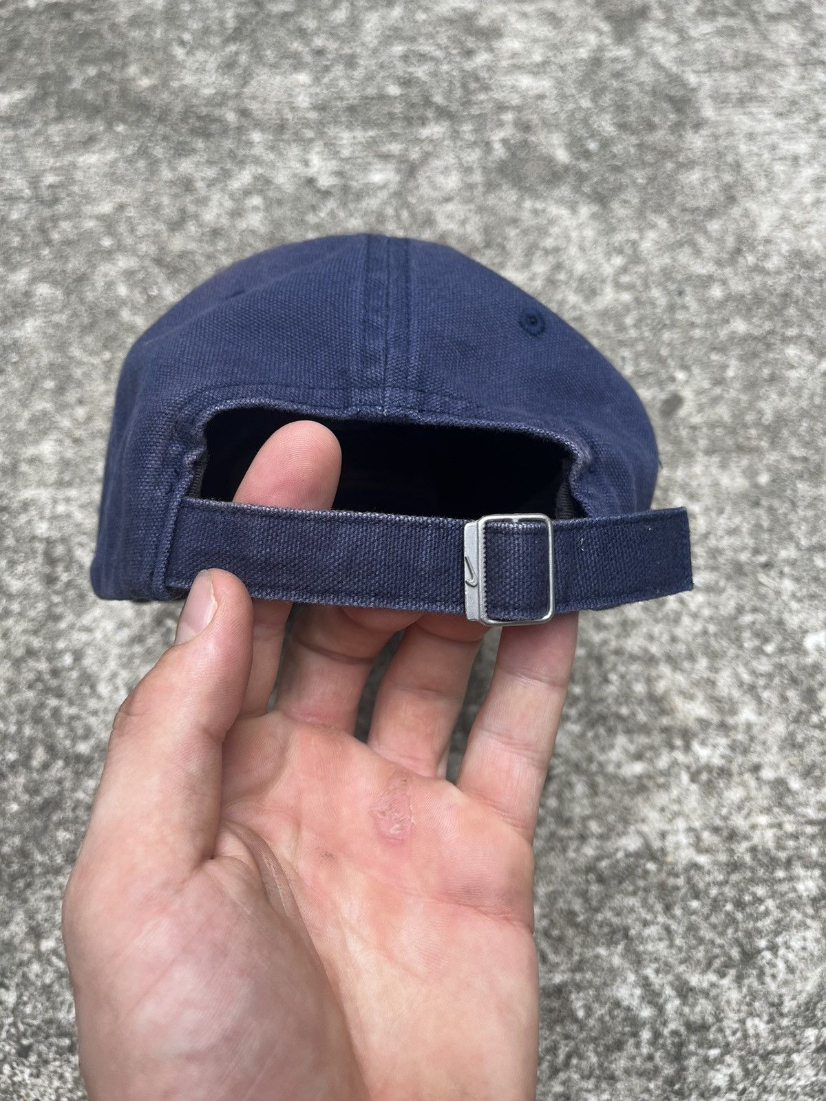 Nike Y2K Vintage Logo Nike Center Swoosh Drill Cap Size ONE SIZE - 4 Thumbnail