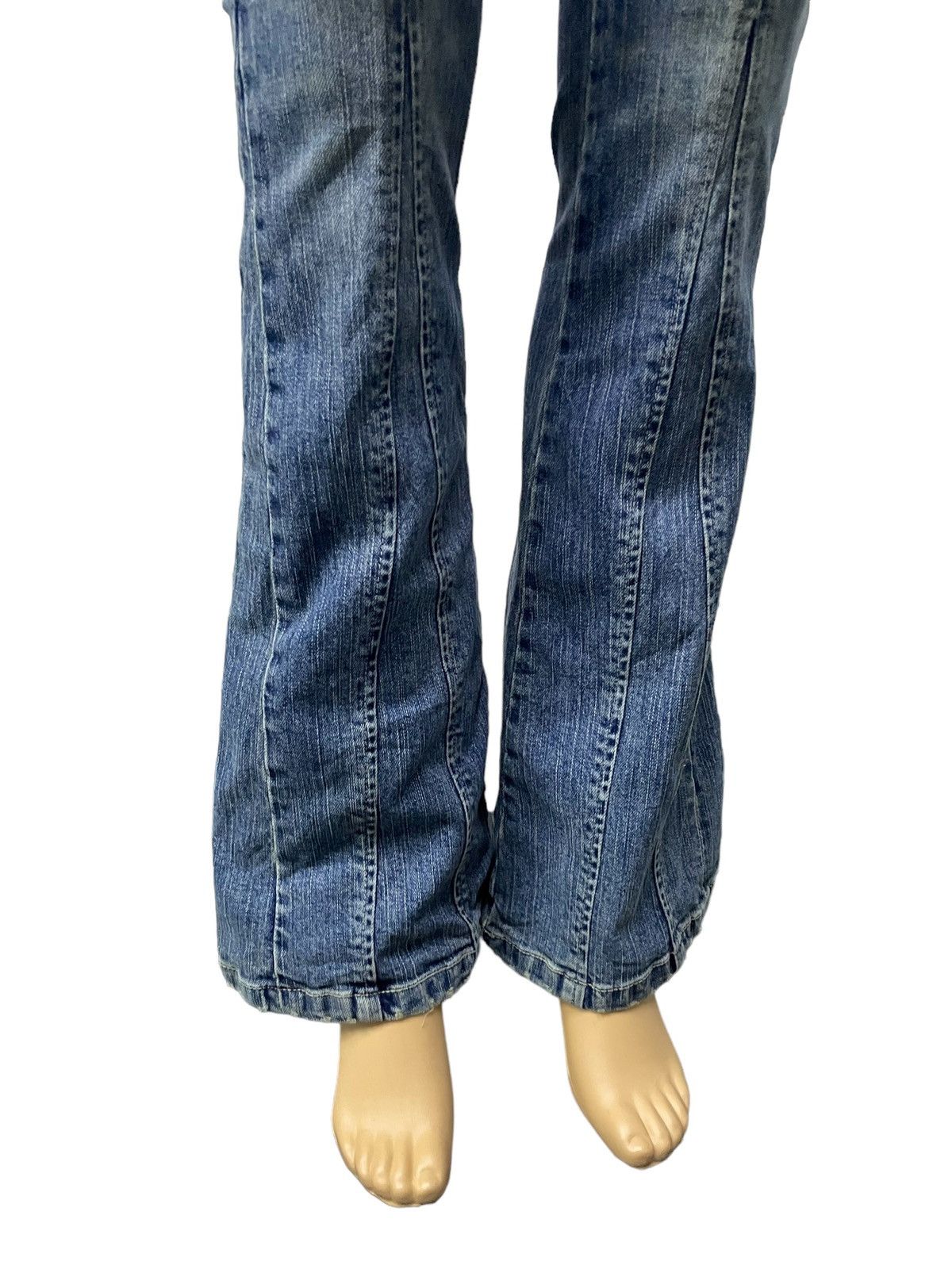 Hysteric Glamour AFT Japan Asymmetrical Cargo Flared Jeans Size 27" / US 4 / IT 40 - 6 Thumbnail