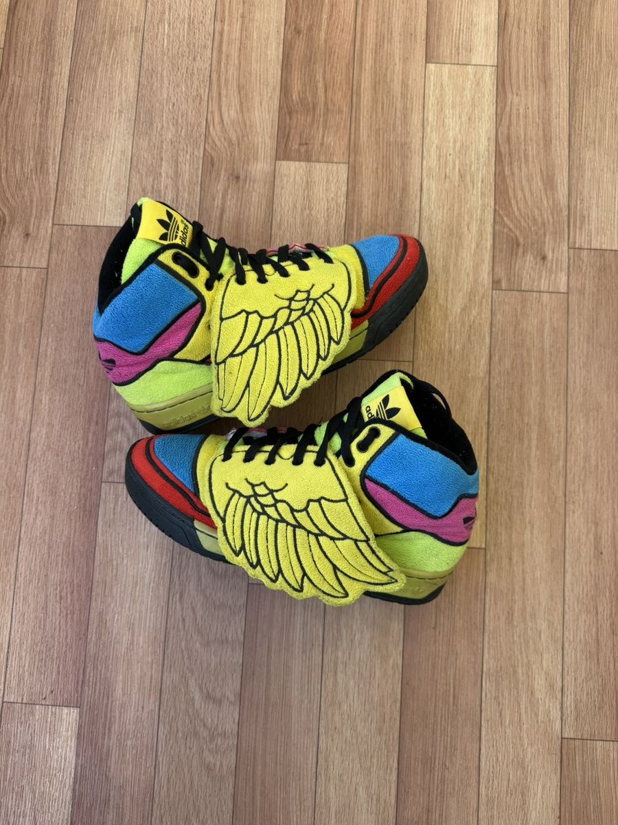 Adidas × Jeremy Scott Adidas jeremy scott wing multicolor Size US 7.5 / EU 40-41 - 11 Thumbnail