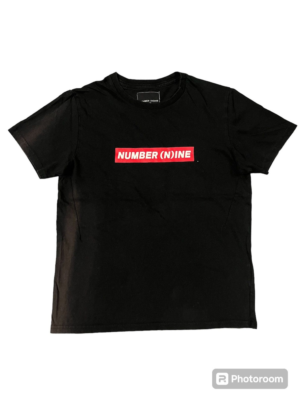Japanese Brand × Number (N)ine Number (N)ine Box Logo Spell Out Tshirt Size US S / EU 44-46 / 1 - 1 Thumbnail
