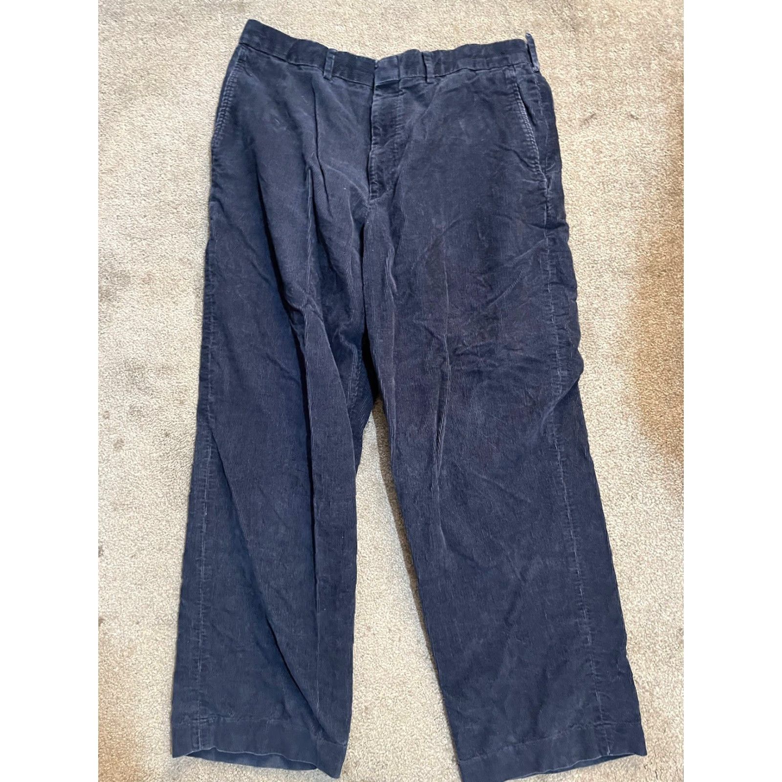 Lands' End Lands End Corduroy Pants Mens 36 waist traditional fit Blue 36x28 Size US 36 / EU 52 - 2 Thumbnail