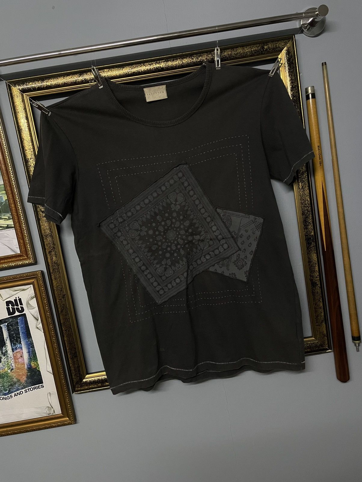 FACTOTUM × Japanese Brand × Vintage Vintage Japan Designer Factotum Faded Bandana Paisley Tshirt Size US M / EU 48-50 / 2 - 2 Thumbnail