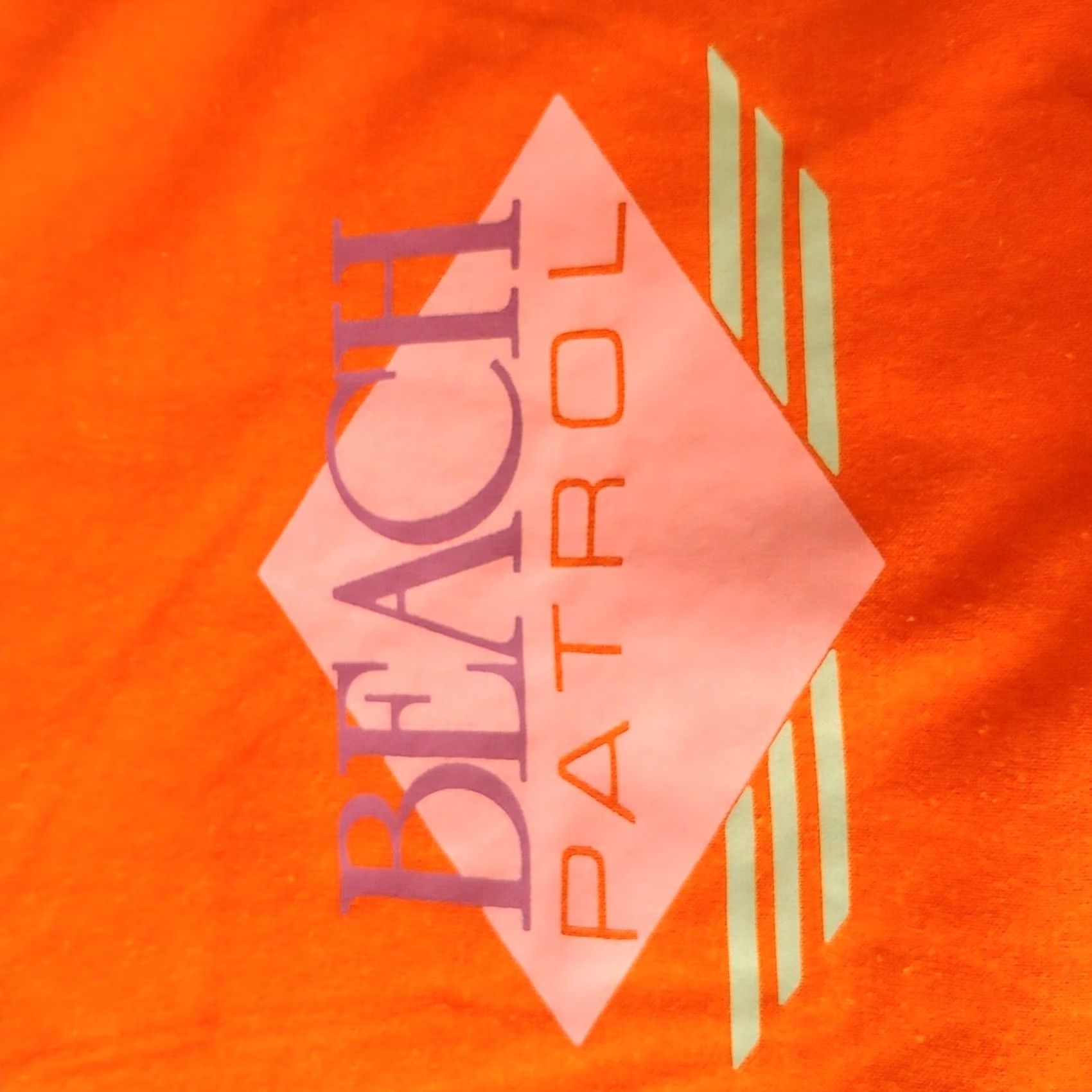 Velva Sheen VINTAGE Velva Sheen Beach Patrol Shirt Men L Orange Surf Coastal Single Stitch T-Shirt Graphics Beach Ocean Summer Size US L / EU 52-54 / 3 - 5 Thumbnail