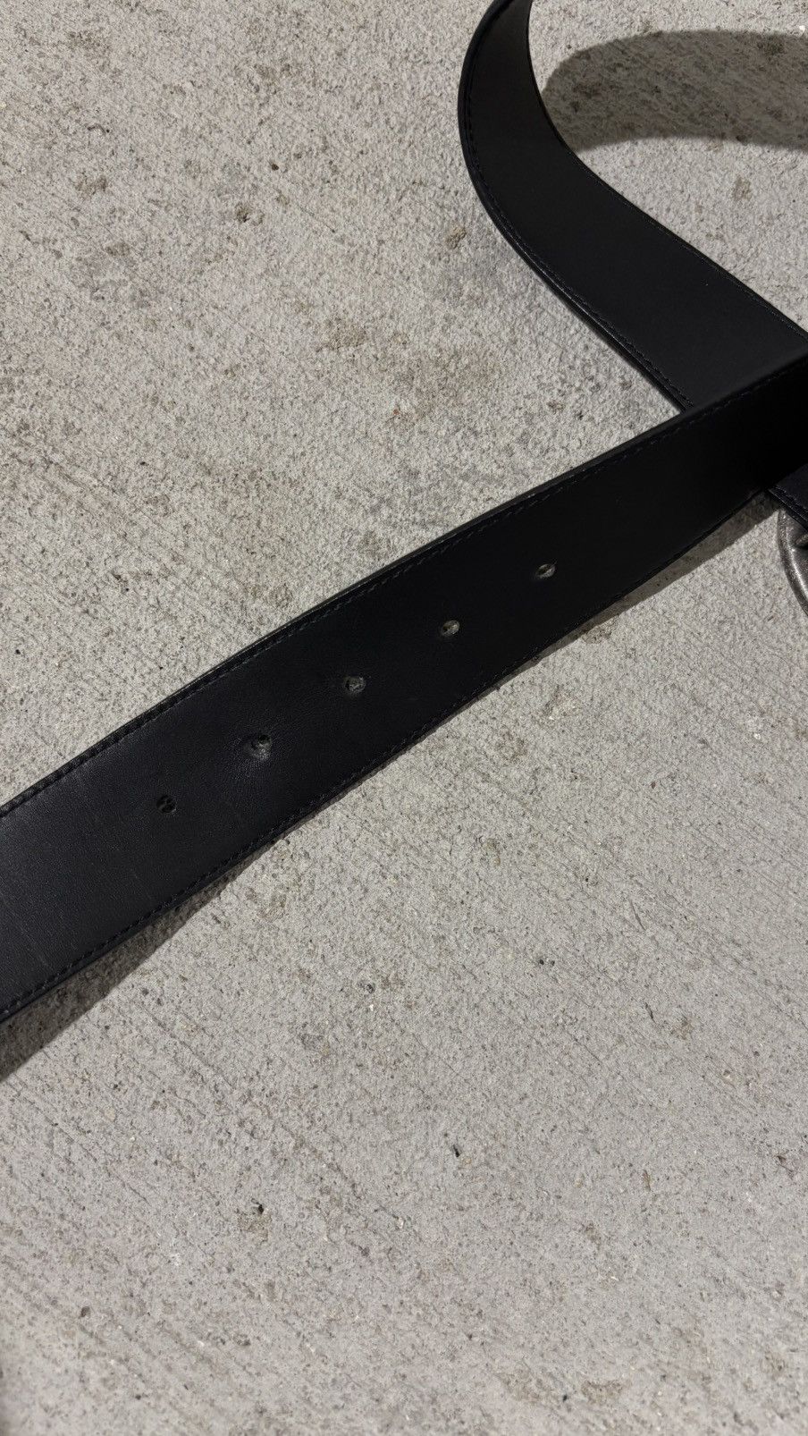 Saint Laurent Paris Yves Saint Laurent Paris Logo Belt Size 30 - 20 Thumbnail