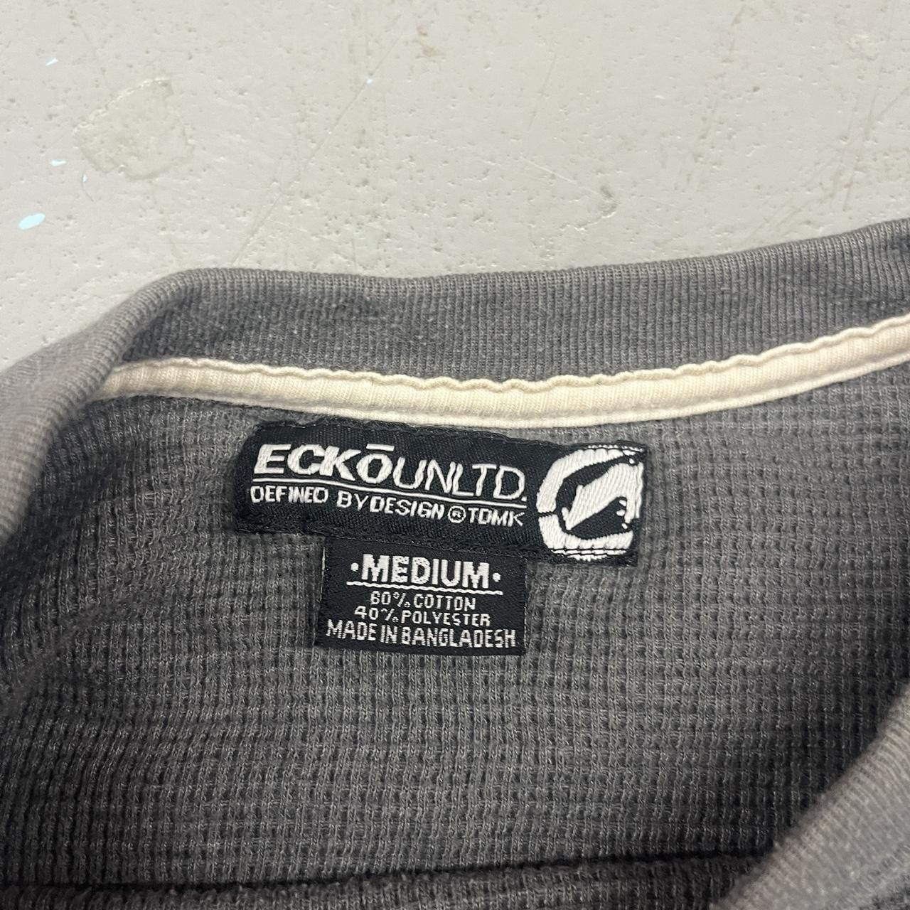 Ecko Unltd. VTG Y2K Ecko Unlimited Cyber Grunge Thermal Long Sleeve M Size US M / EU 48-50 / 2 - 4 Thumbnail