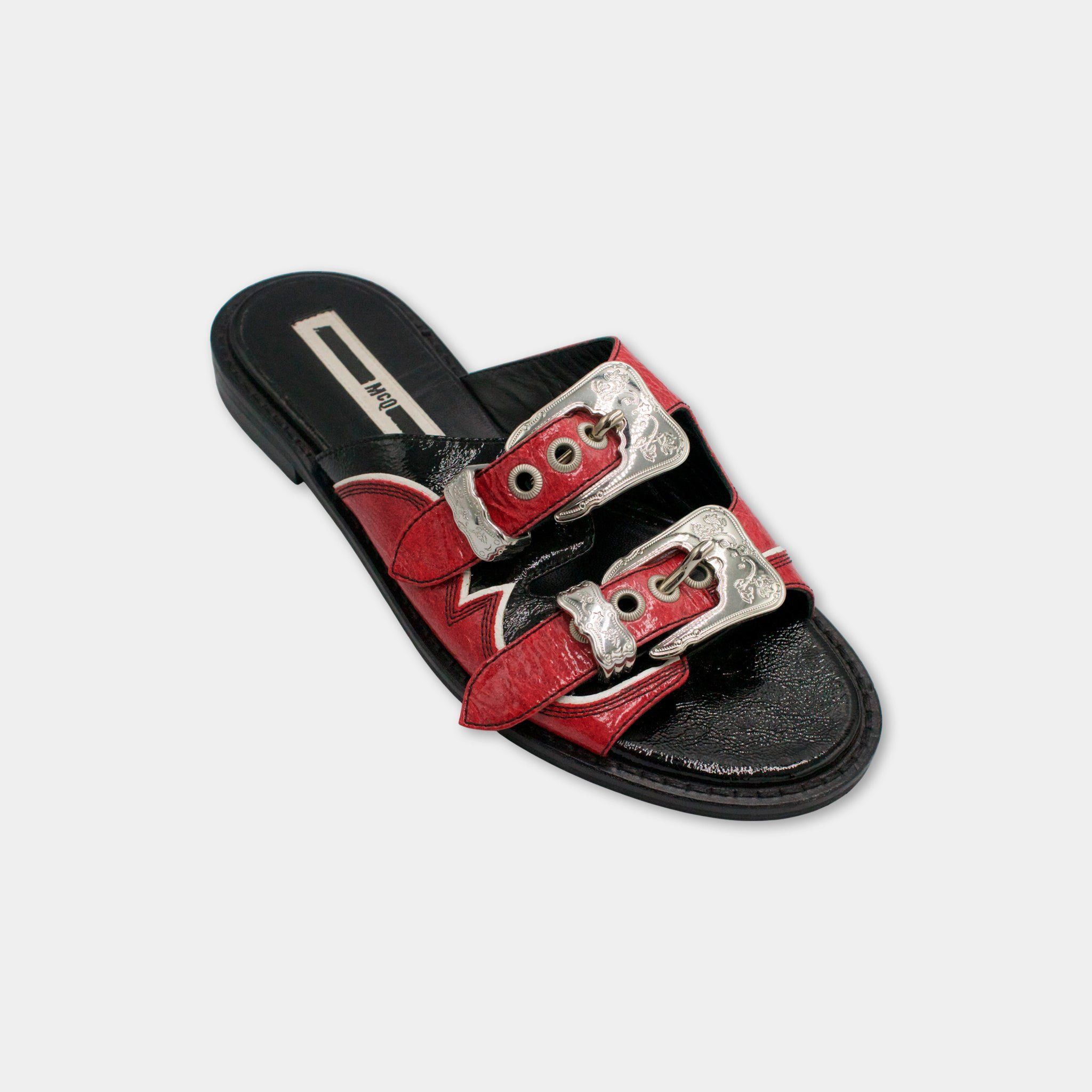 Alexander McQueen McQueen Buckle Sandals Size US 8 / IT 38 - 2 Thumbnail