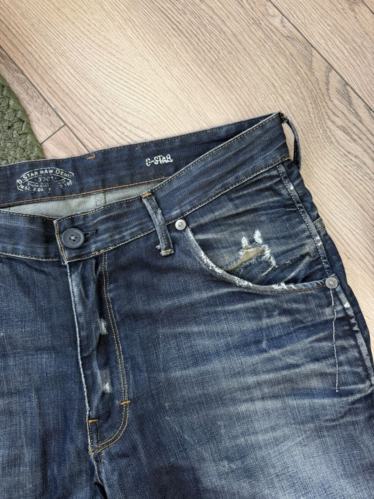 G-Star × Vintage 31/32 Vintage Distressed G-Star Arc Raw 96 Jeans Denim Pants Size US 31 - 8 Thumbnail