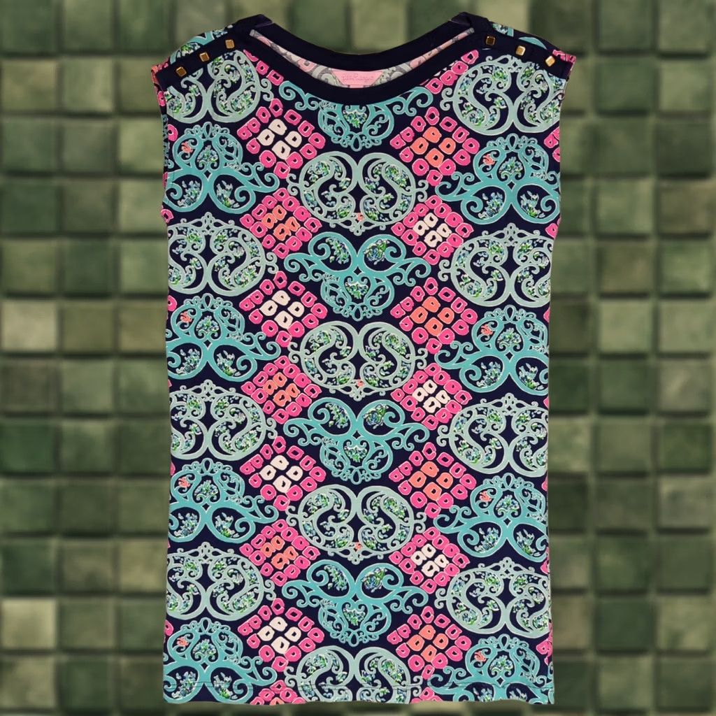 Lilly Pulitzer Lilly Pulitzer shift dress Robyn Behind The Gates Print Multicolor XS beachy cruise Women Size XS / US 0-2 / IT 36-38 - 1 Thumbnail