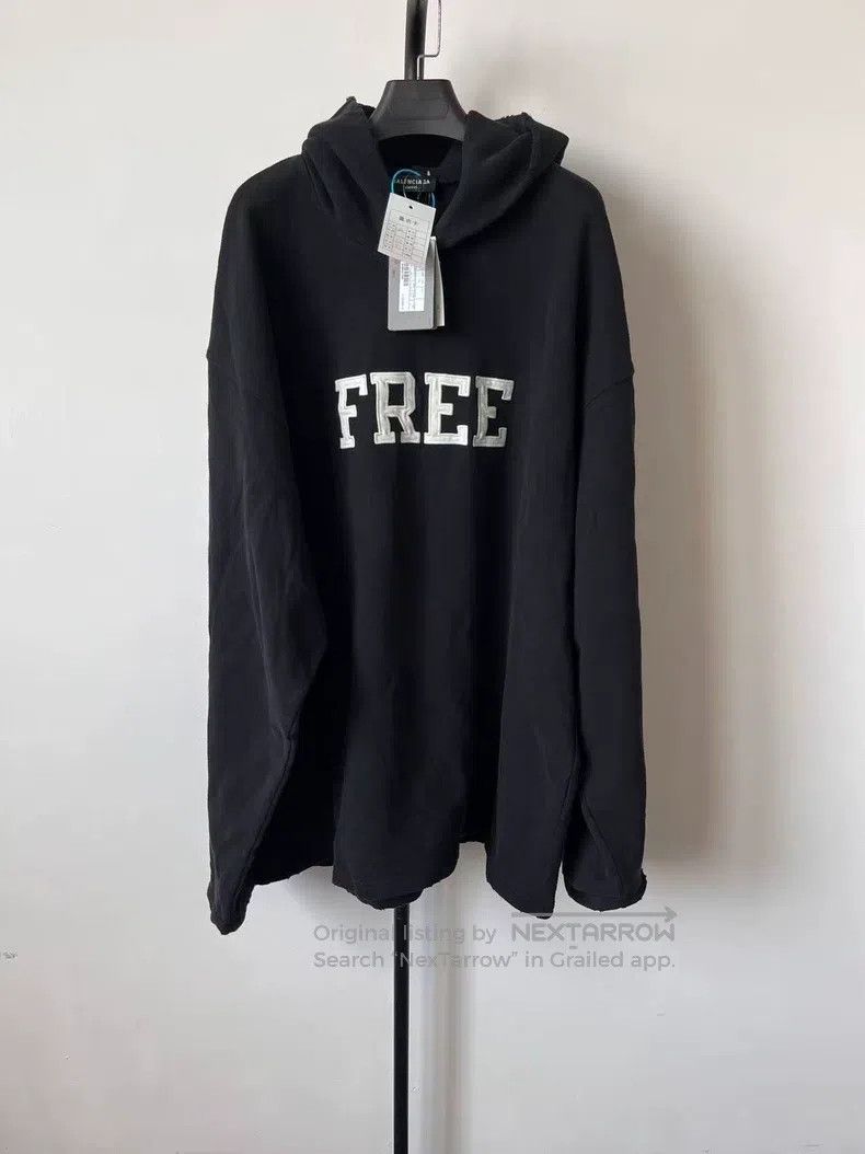 Balenciaga Balenciaga Color block letter print pattern fleece pullove Size US M / EU 48-50 / 2 - 1 Thumbnail
