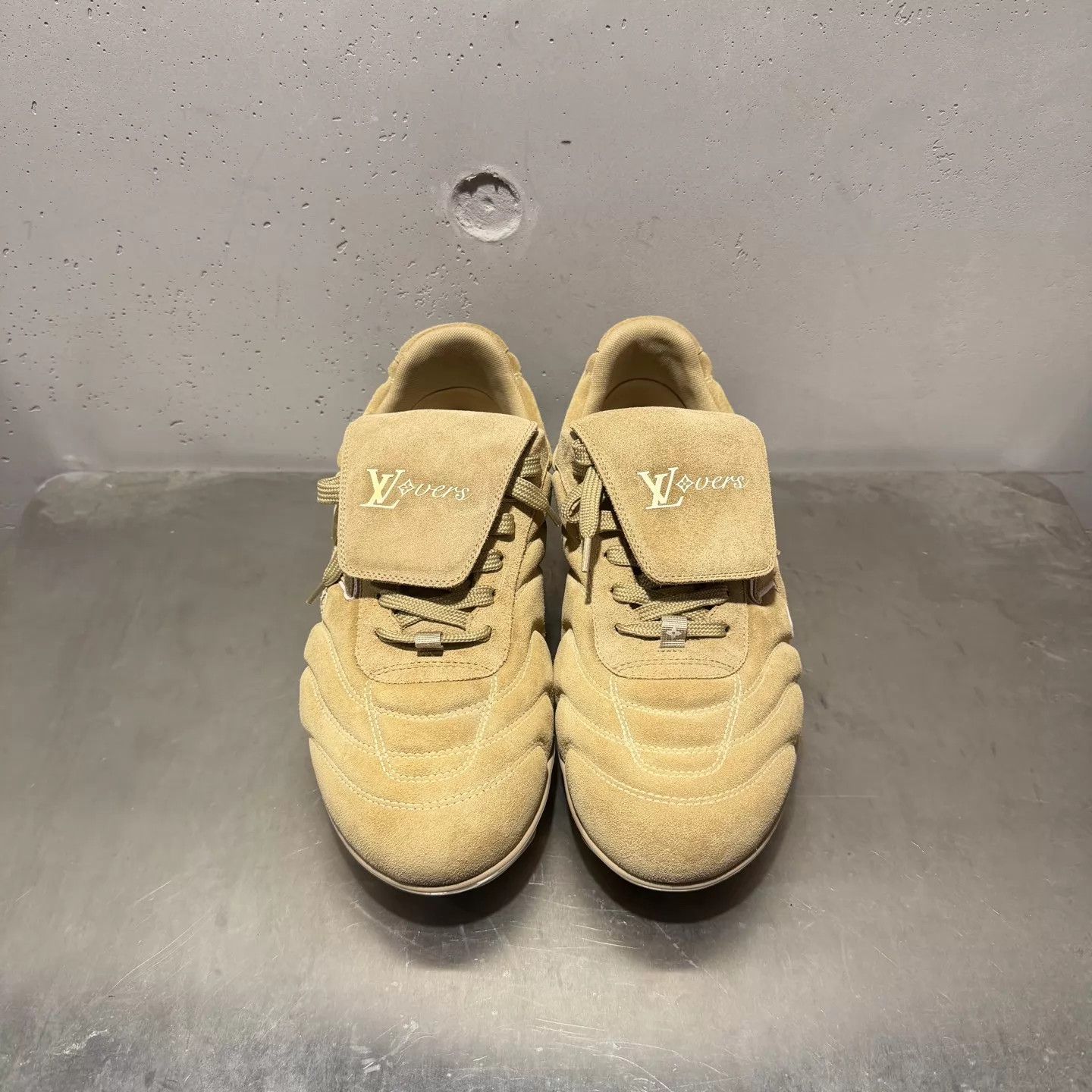 Louis Vuitton LV Footprint Soccer Cleats Brown Khaki 7(41) 99 New Size US 8 / EU 41 - 4 Thumbnail
