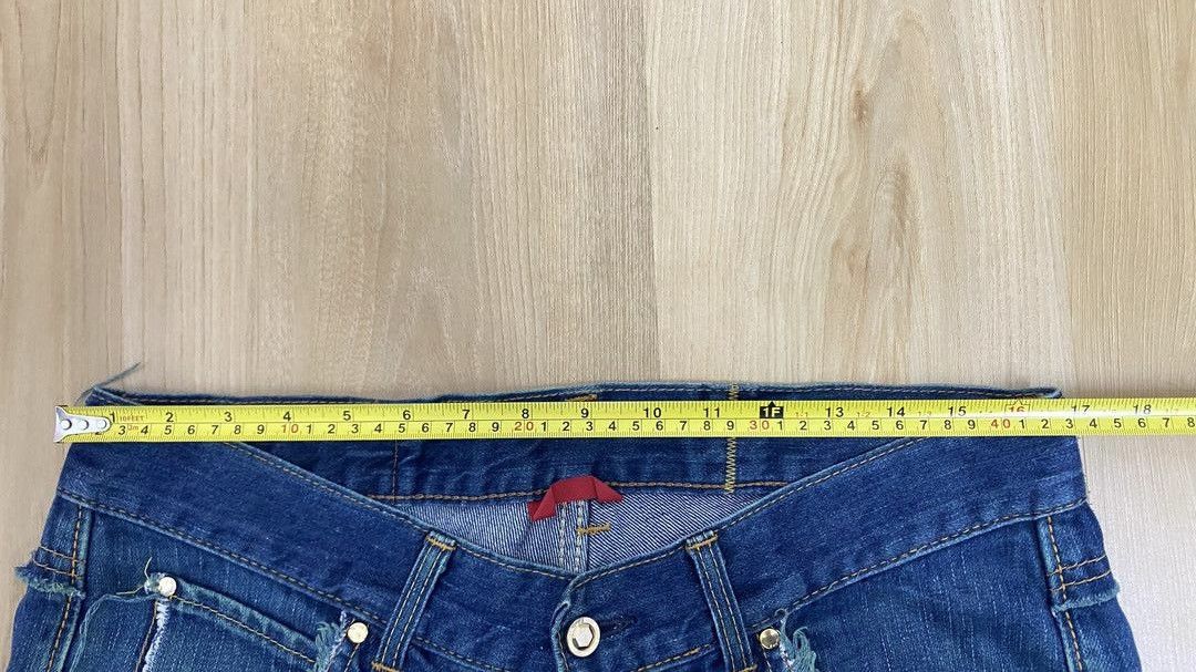 Edwin × Japanese Brand Edwin Blue Denim Jeans Rugged Printed Design Size US 34 / EU 50 - 3 Thumbnail